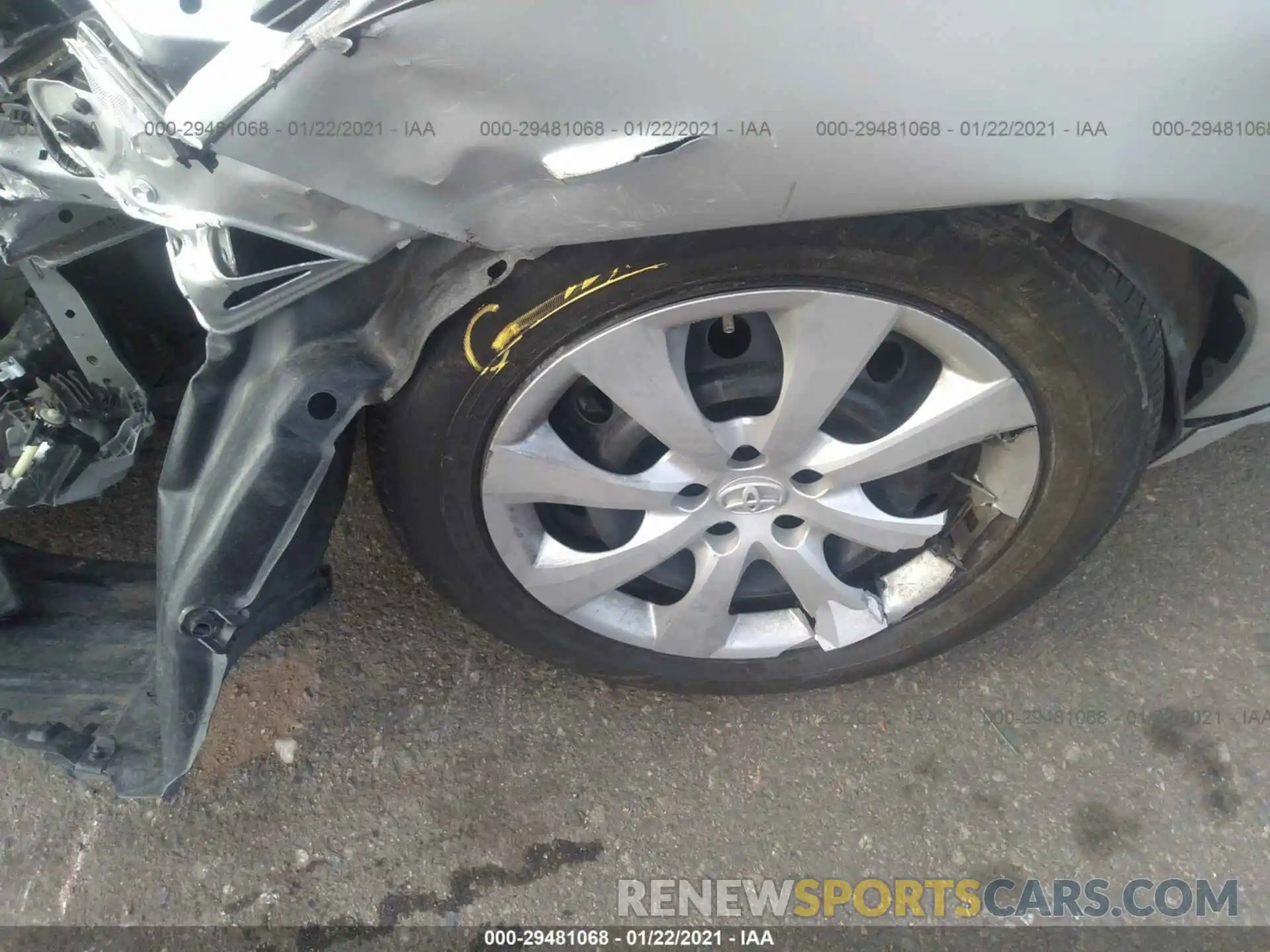 12 Photograph of a damaged car 5YFEPRAE6LP024328 TOYOTA COROLLA 2020