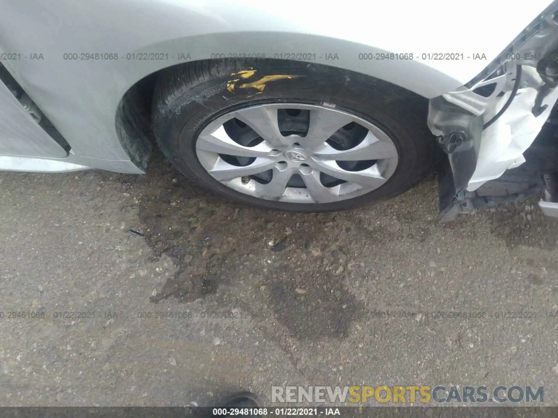 14 Photograph of a damaged car 5YFEPRAE6LP024328 TOYOTA COROLLA 2020