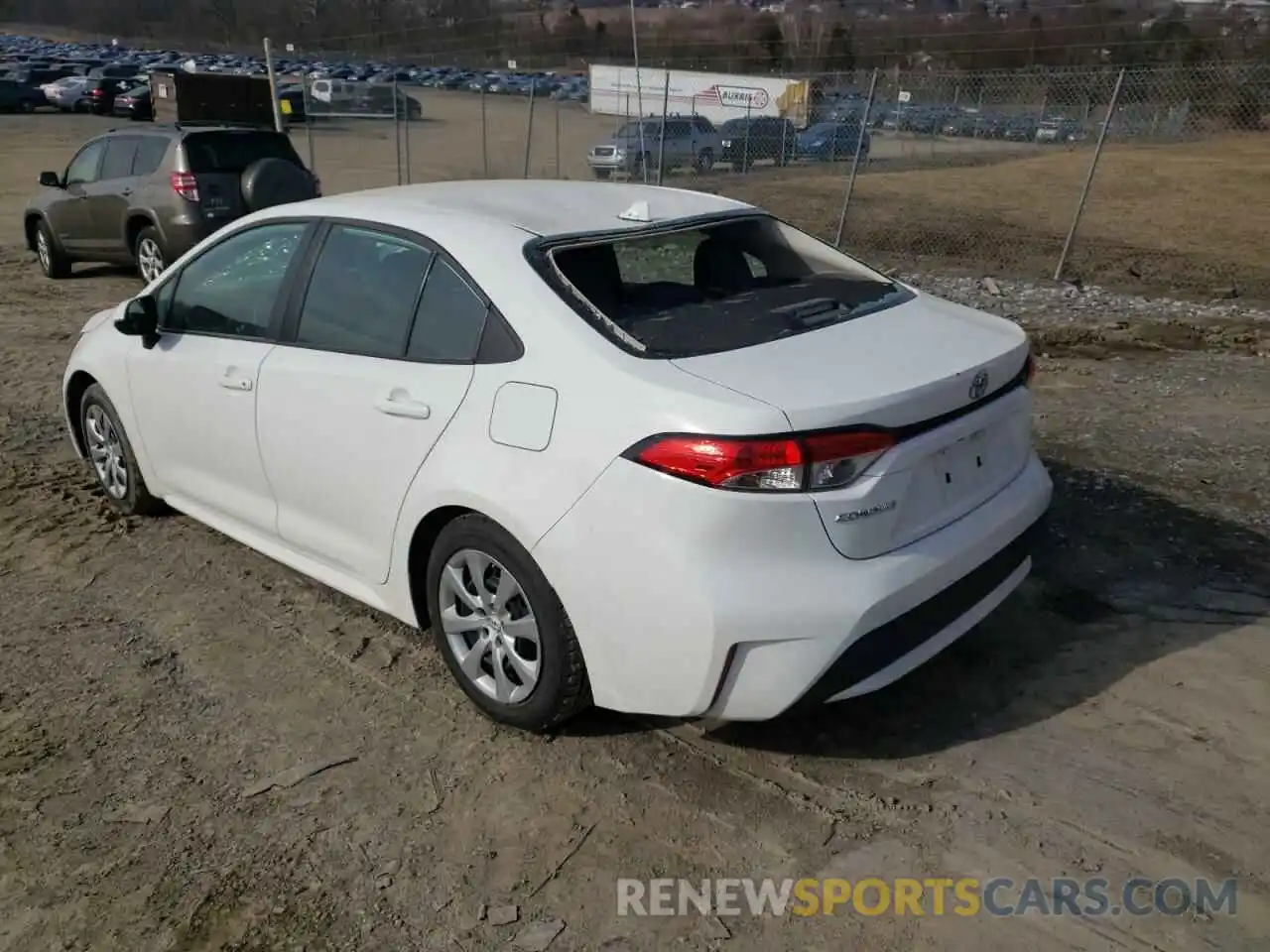 3 Photograph of a damaged car 5YFEPRAE6LP024555 TOYOTA COROLLA 2020