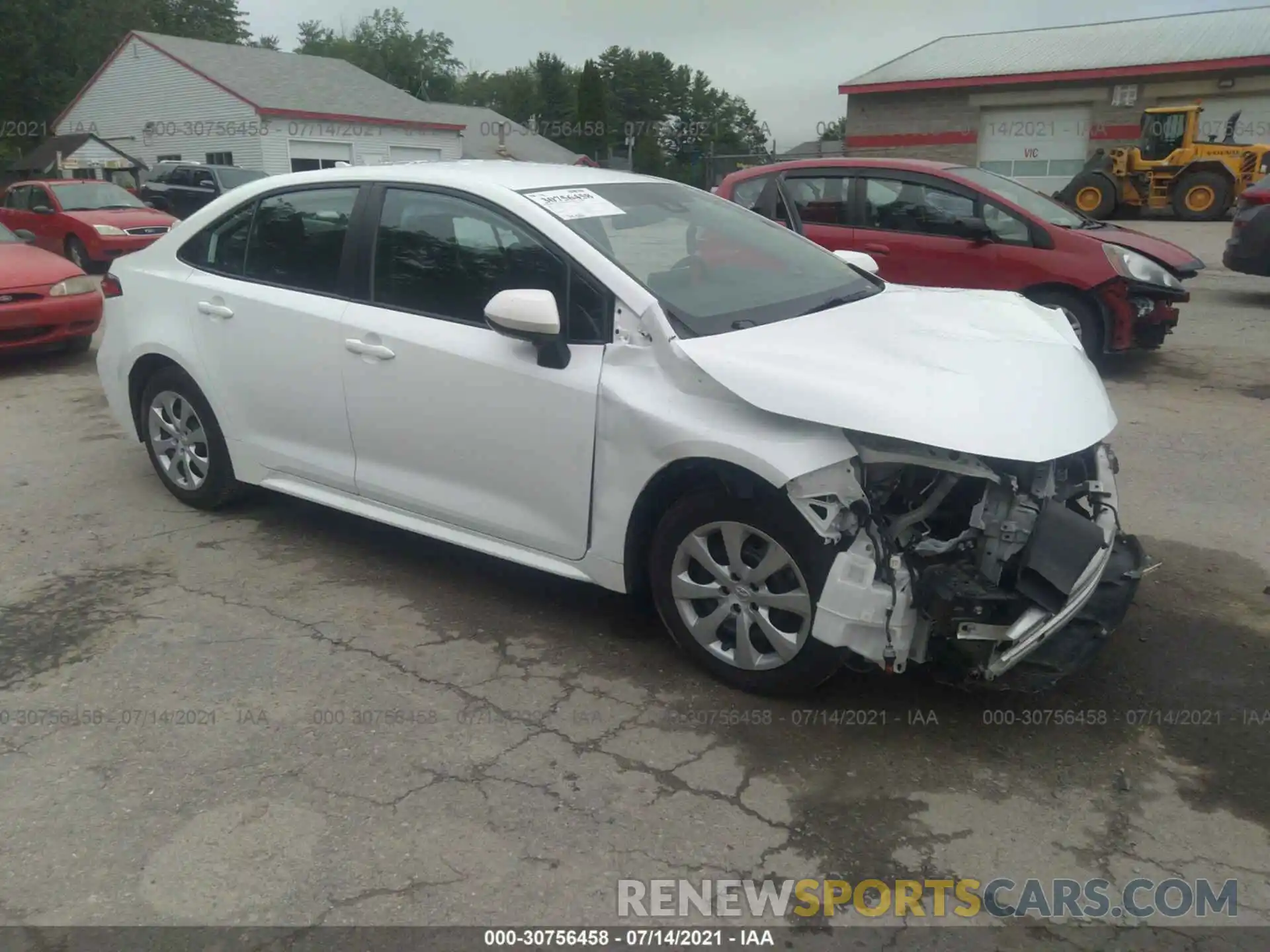 1 Photograph of a damaged car 5YFEPRAE6LP025074 TOYOTA COROLLA 2020