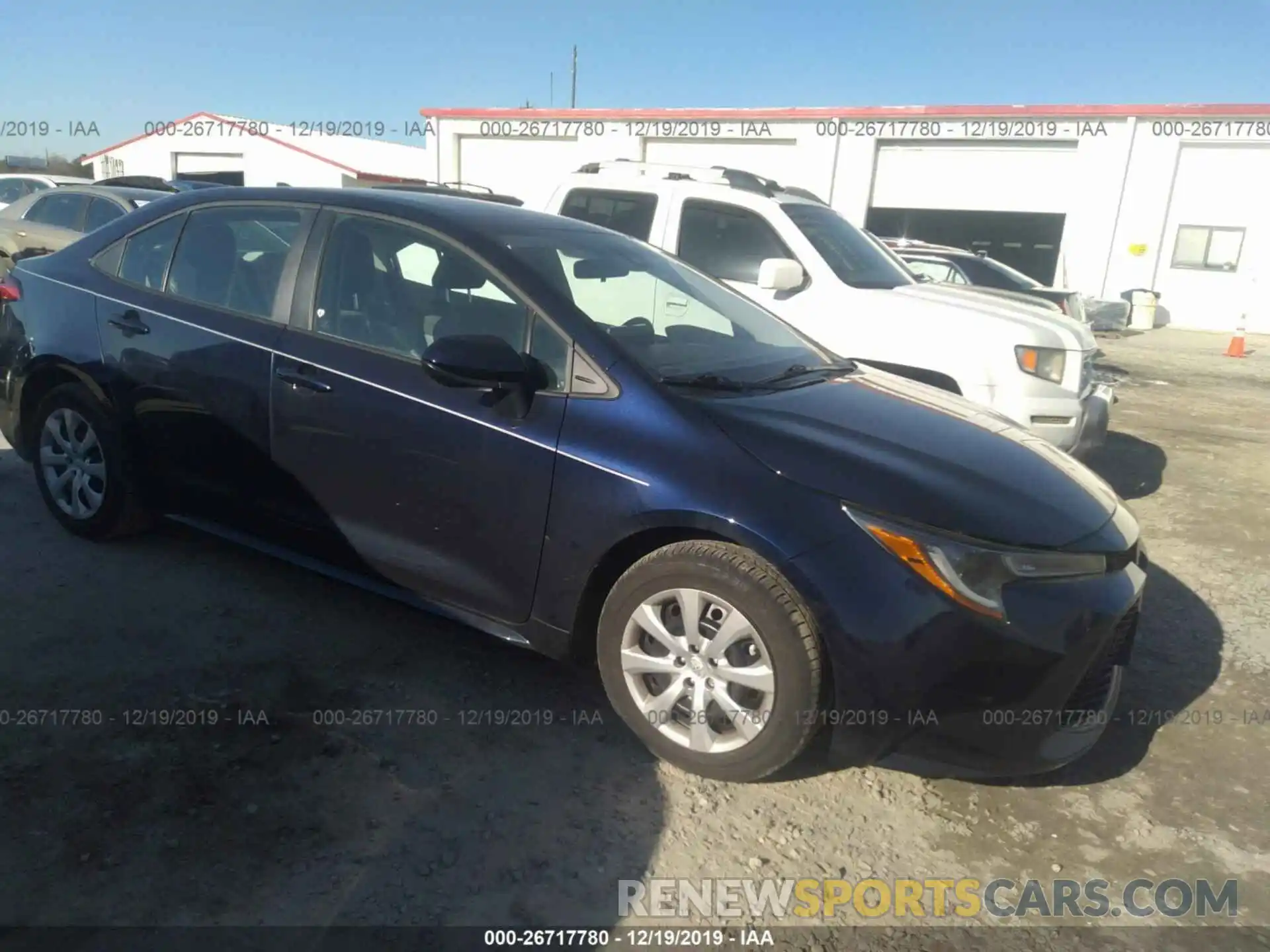 1 Photograph of a damaged car 5YFEPRAE6LP026161 TOYOTA COROLLA 2020