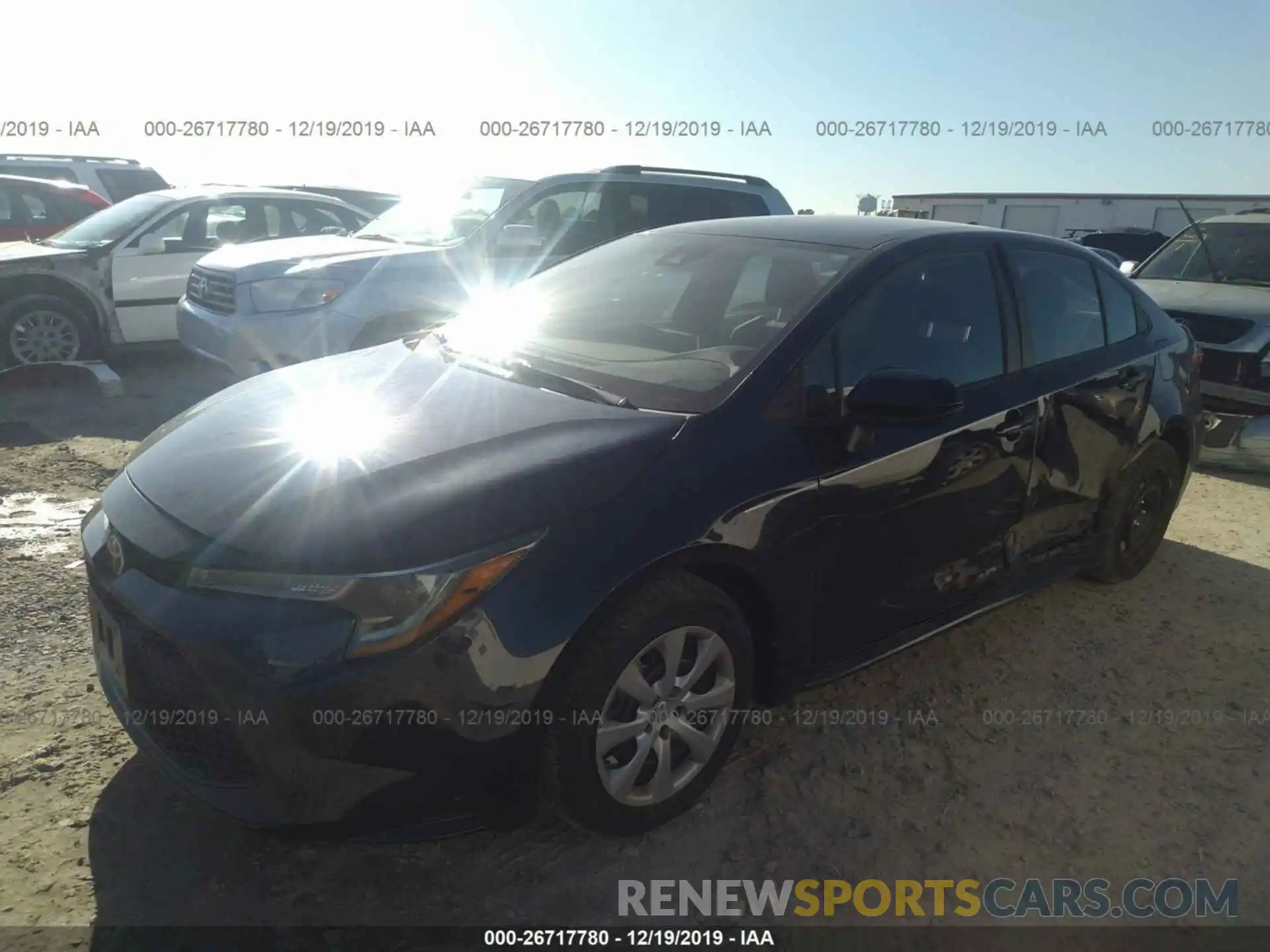 2 Photograph of a damaged car 5YFEPRAE6LP026161 TOYOTA COROLLA 2020