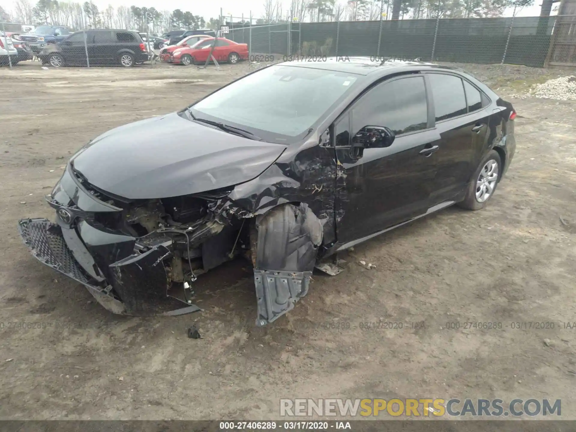 2 Photograph of a damaged car 5YFEPRAE6LP026936 TOYOTA COROLLA 2020