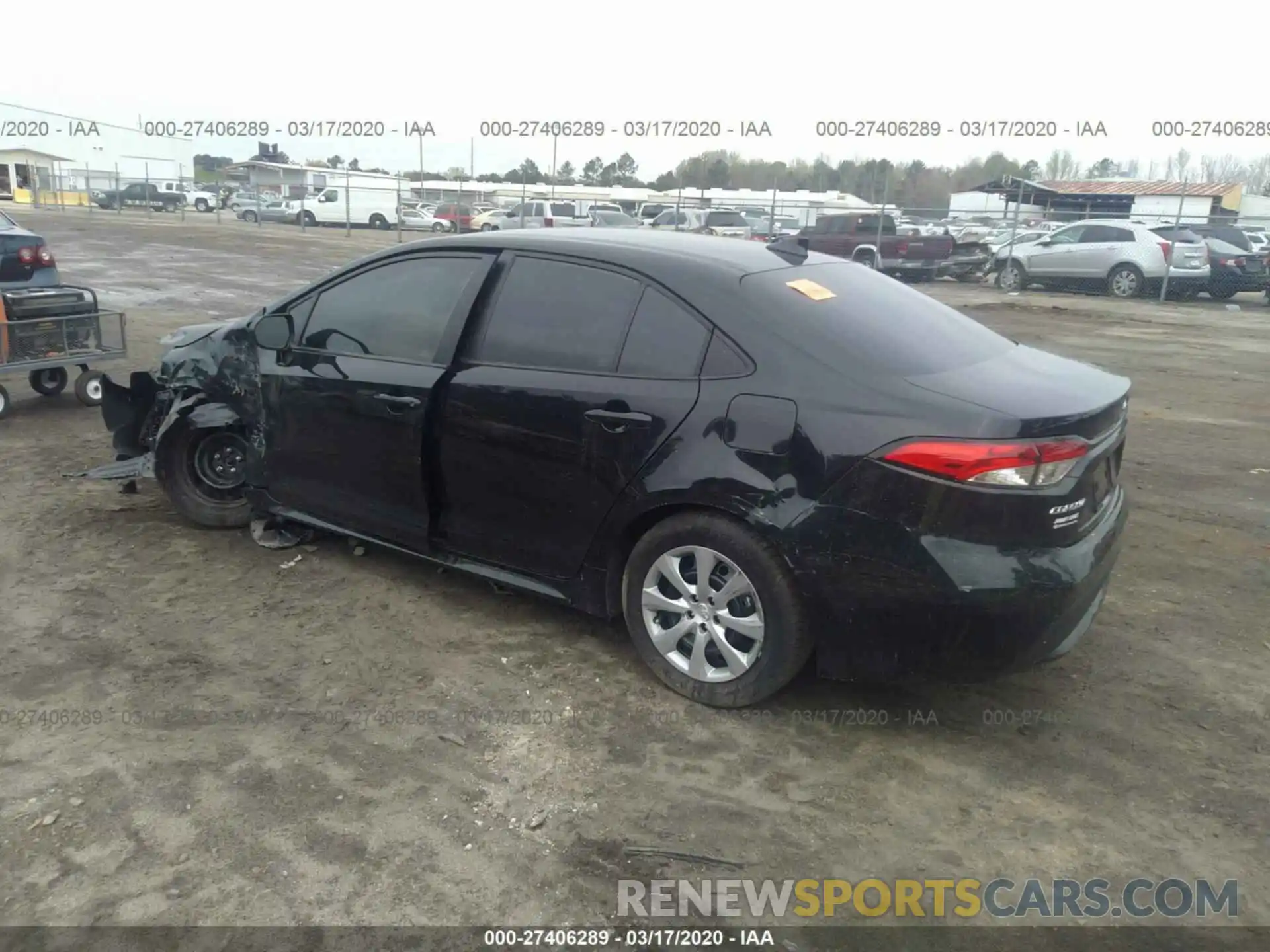 3 Photograph of a damaged car 5YFEPRAE6LP026936 TOYOTA COROLLA 2020