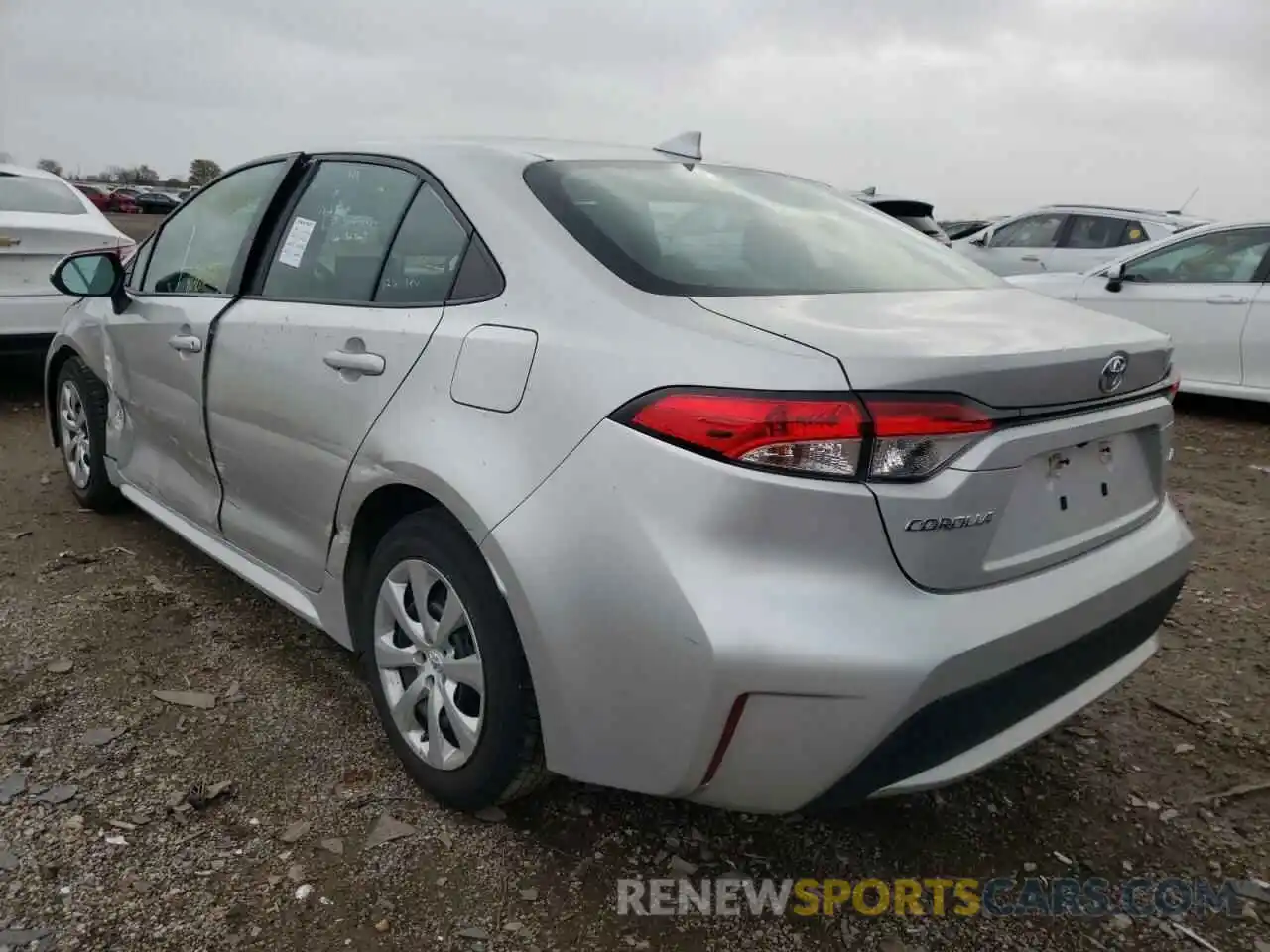 3 Photograph of a damaged car 5YFEPRAE6LP027357 TOYOTA COROLLA 2020