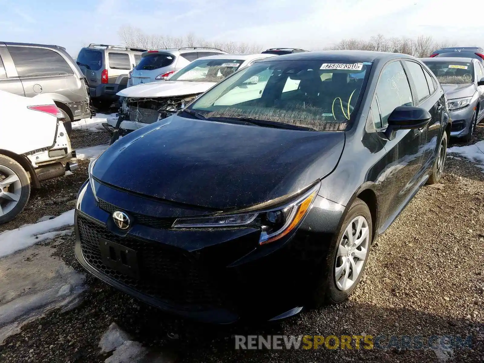 2 Photograph of a damaged car 5YFEPRAE6LP027956 TOYOTA COROLLA 2020