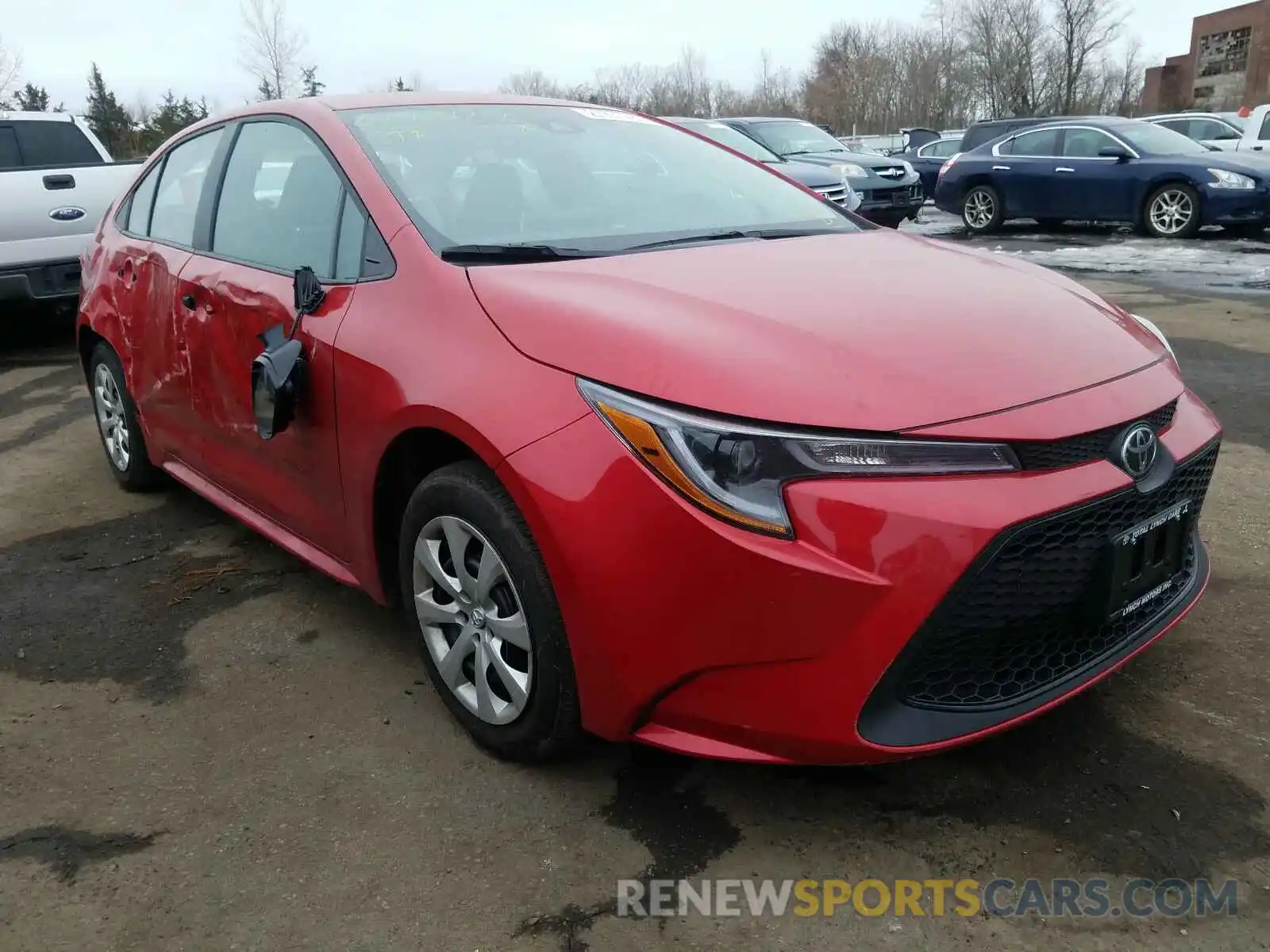 1 Photograph of a damaged car 5YFEPRAE6LP028394 TOYOTA COROLLA 2020