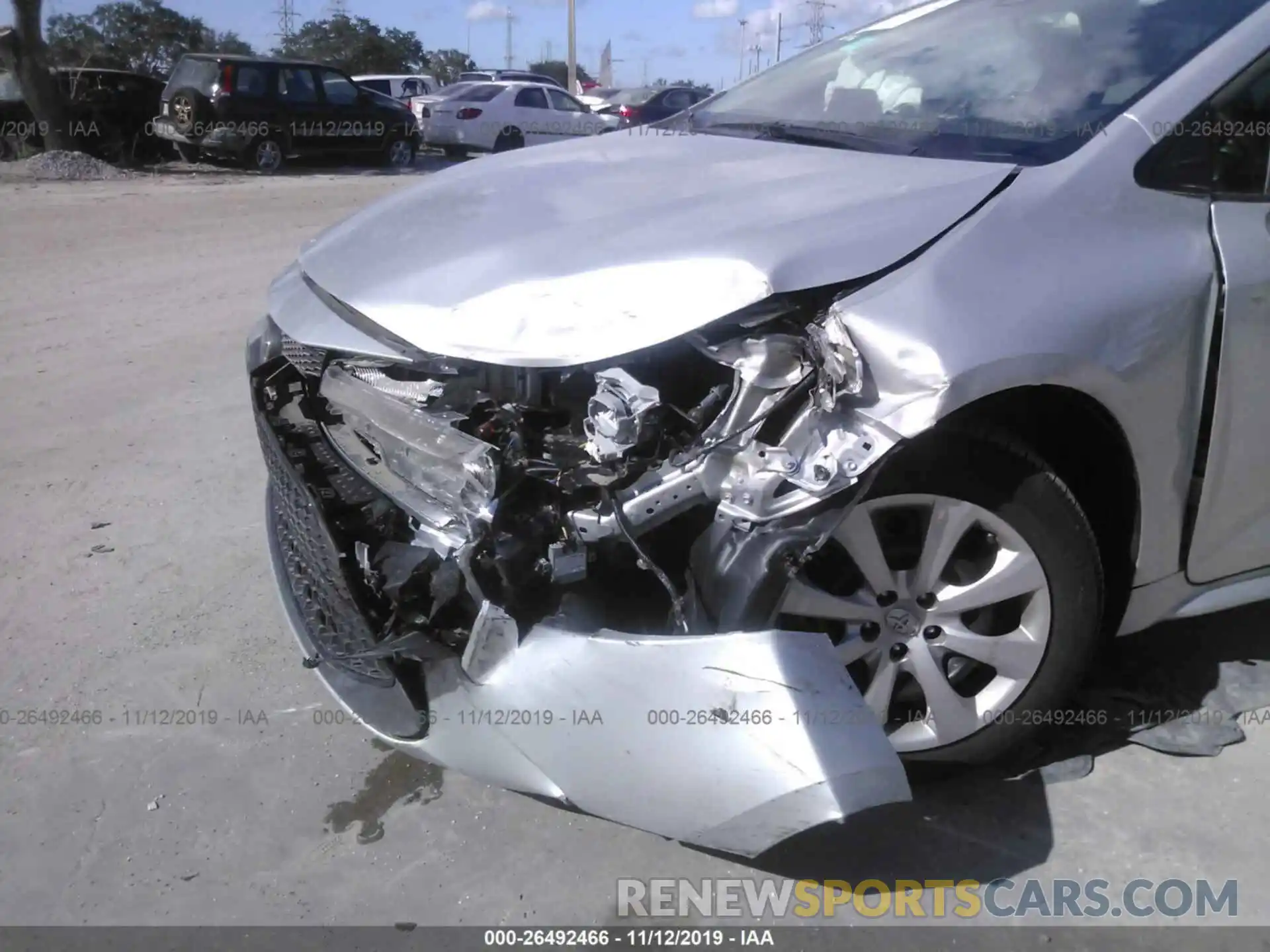 6 Photograph of a damaged car 5YFEPRAE6LP028525 TOYOTA COROLLA 2020