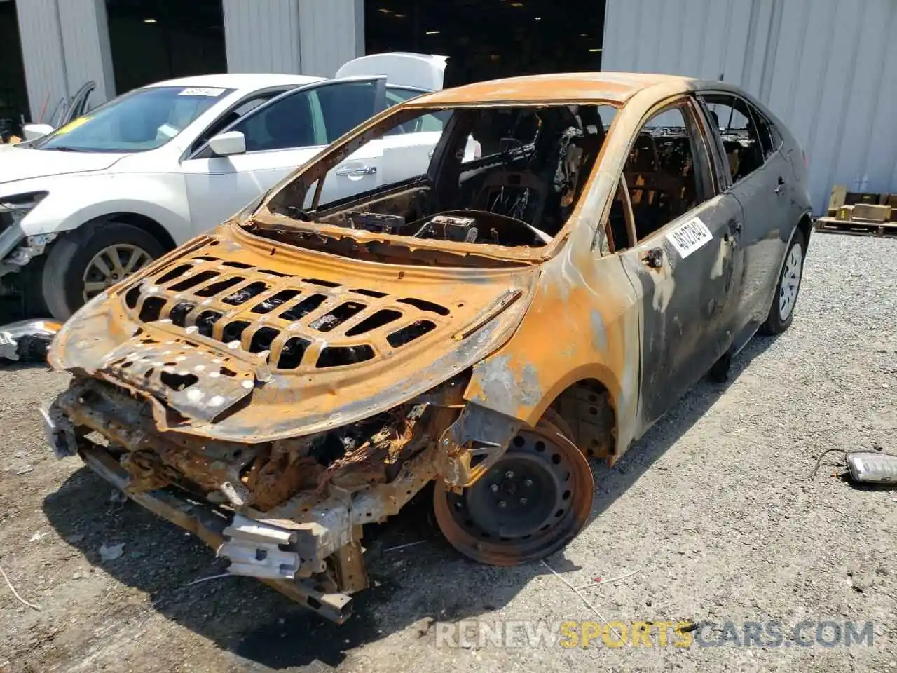 2 Photograph of a damaged car 5YFEPRAE6LP029075 TOYOTA COROLLA 2020