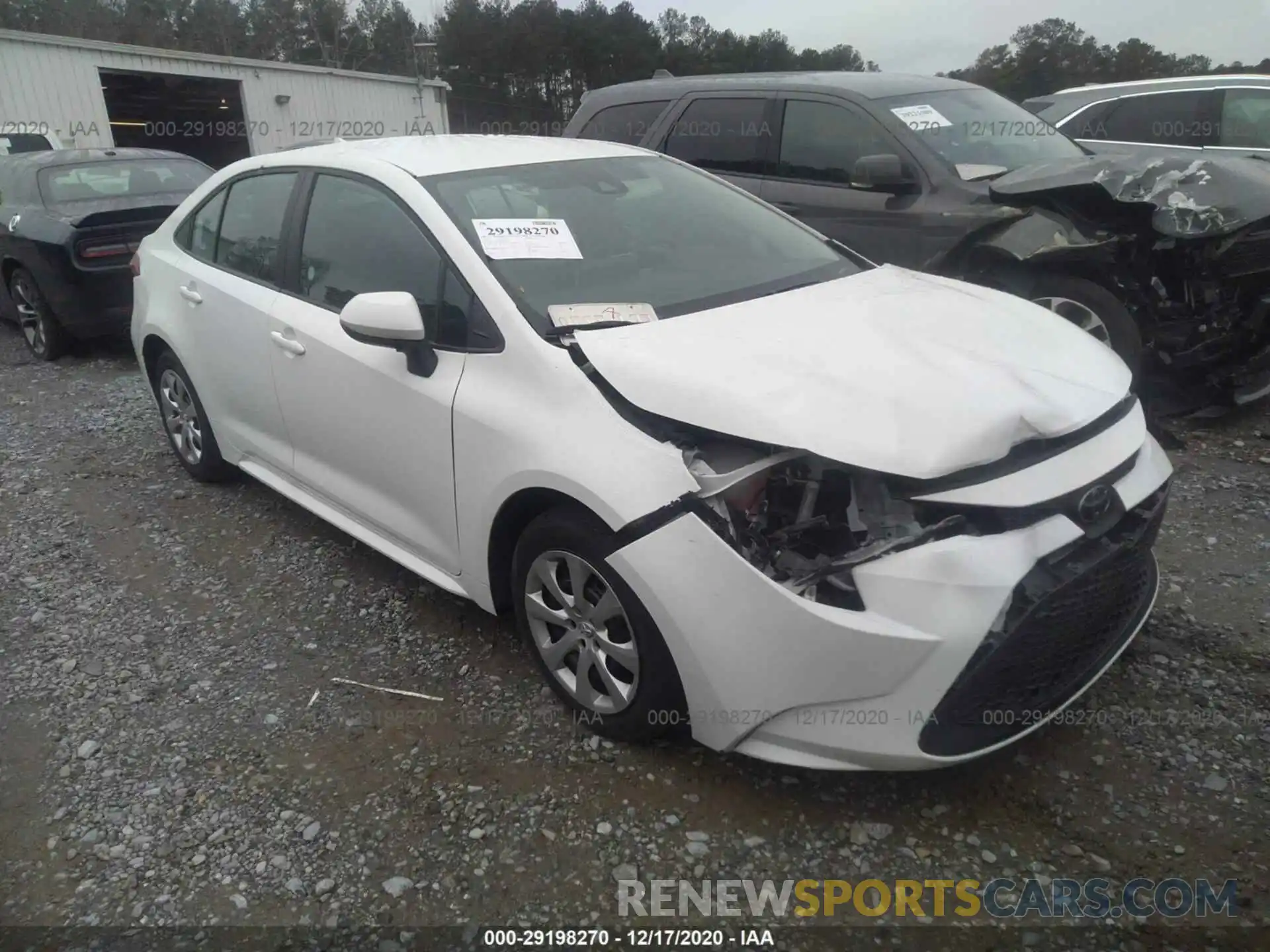 1 Photograph of a damaged car 5YFEPRAE6LP029951 TOYOTA COROLLA 2020