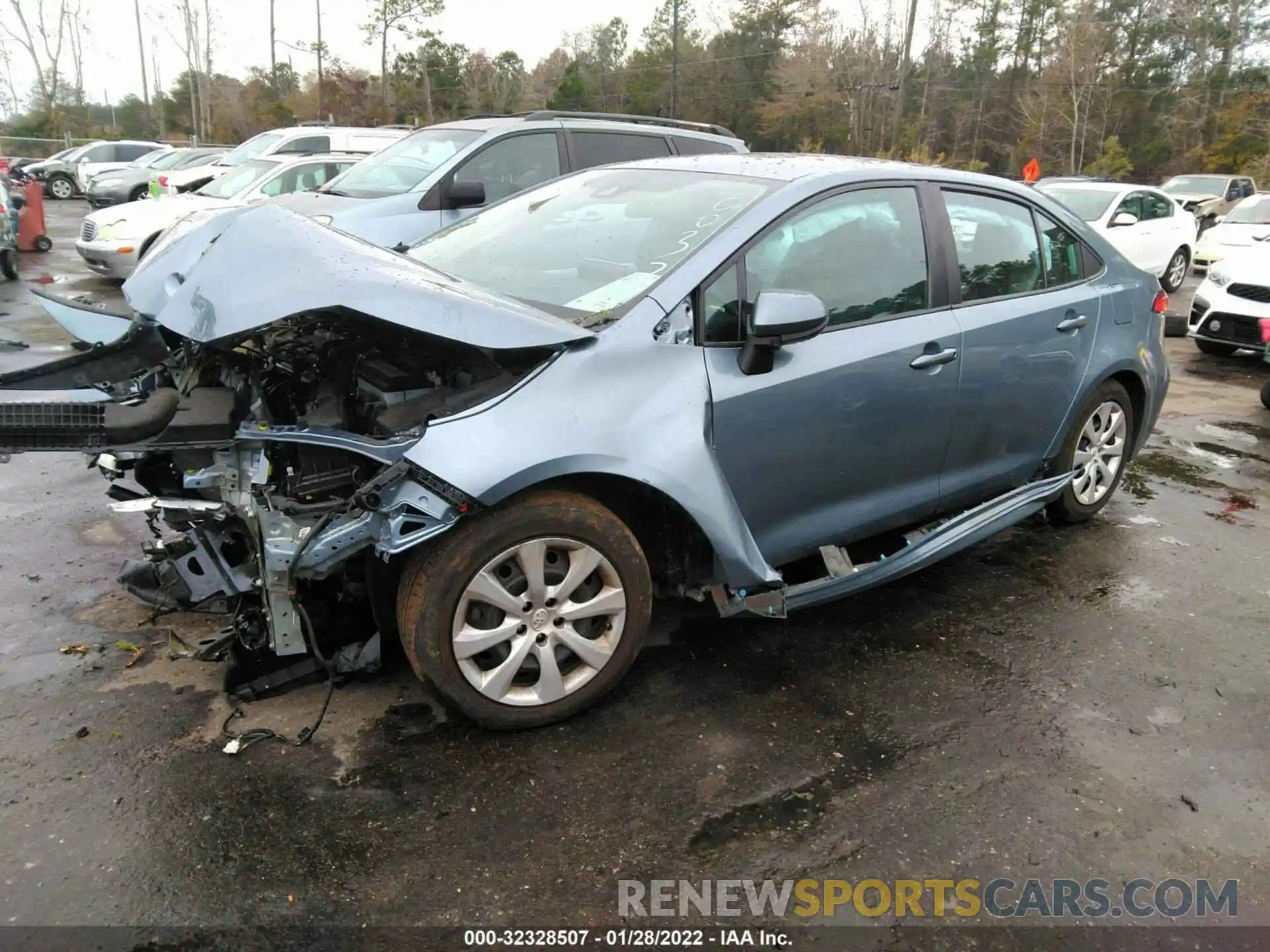 2 Photograph of a damaged car 5YFEPRAE6LP030033 TOYOTA COROLLA 2020