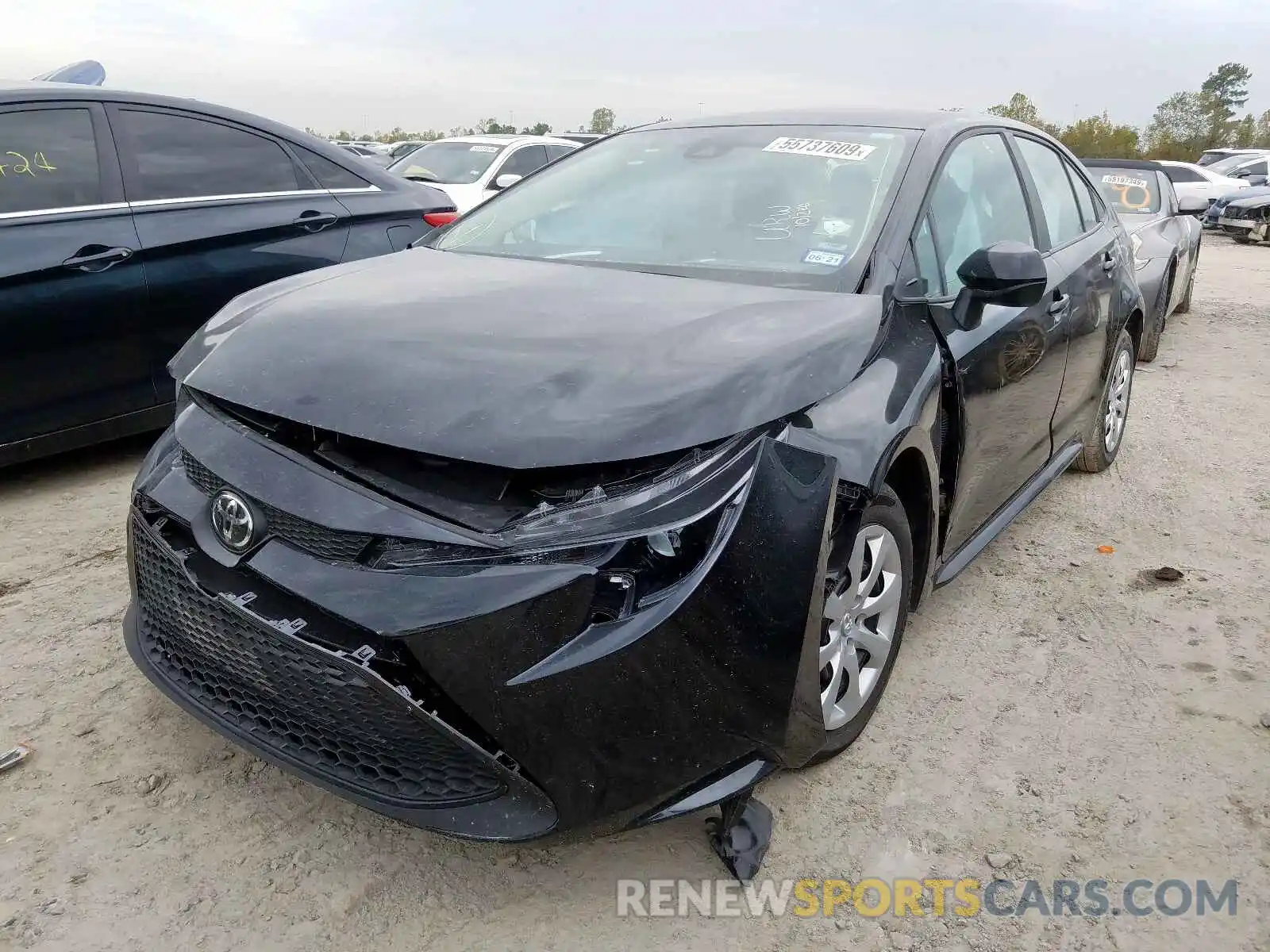 2 Photograph of a damaged car 5YFEPRAE6LP030503 TOYOTA COROLLA 2020