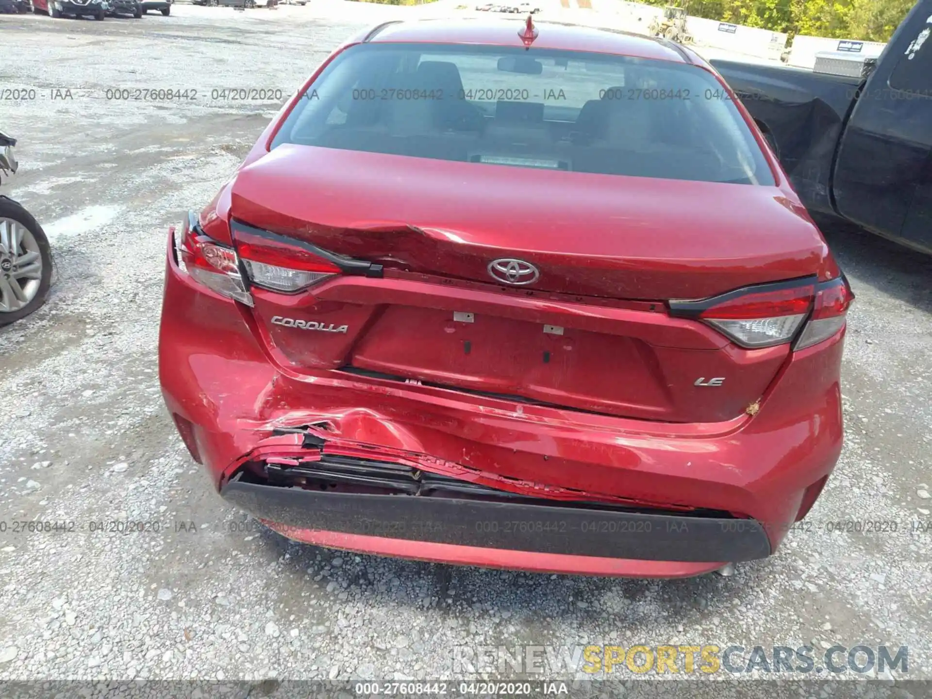 6 Photograph of a damaged car 5YFEPRAE6LP031067 TOYOTA COROLLA 2020