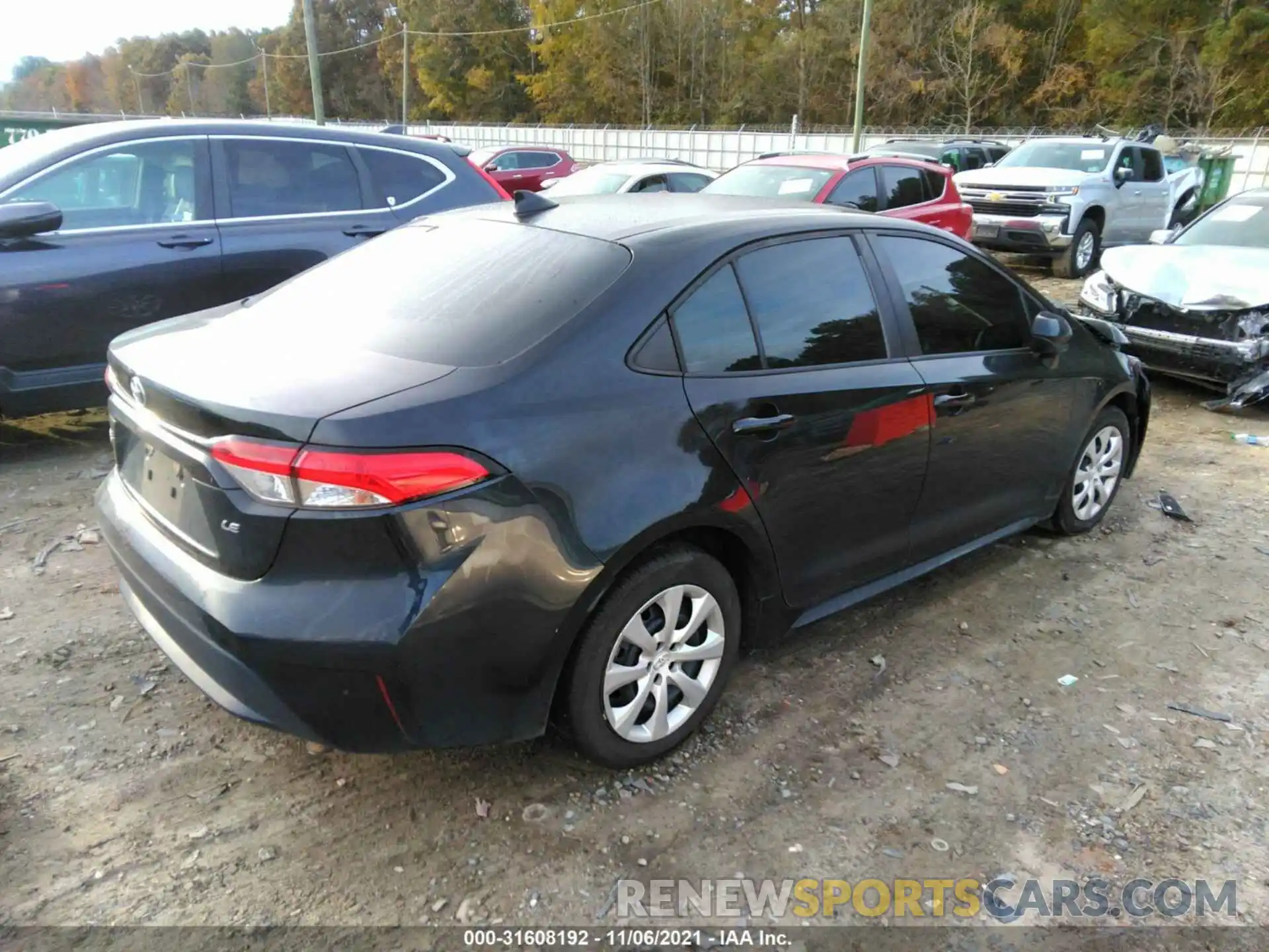 4 Photograph of a damaged car 5YFEPRAE6LP031196 TOYOTA COROLLA 2020