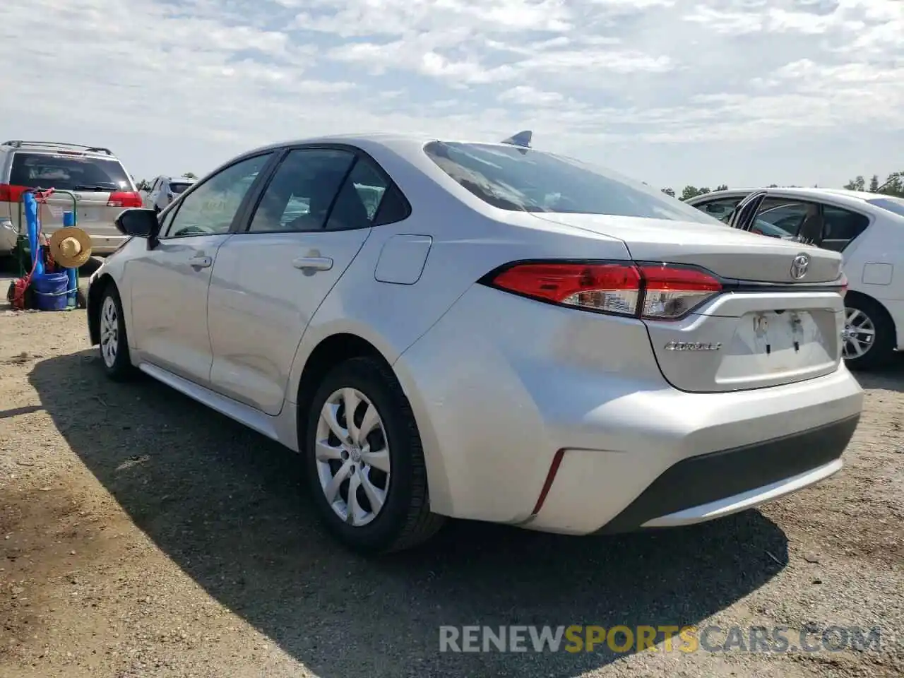 3 Photograph of a damaged car 5YFEPRAE6LP031294 TOYOTA COROLLA 2020