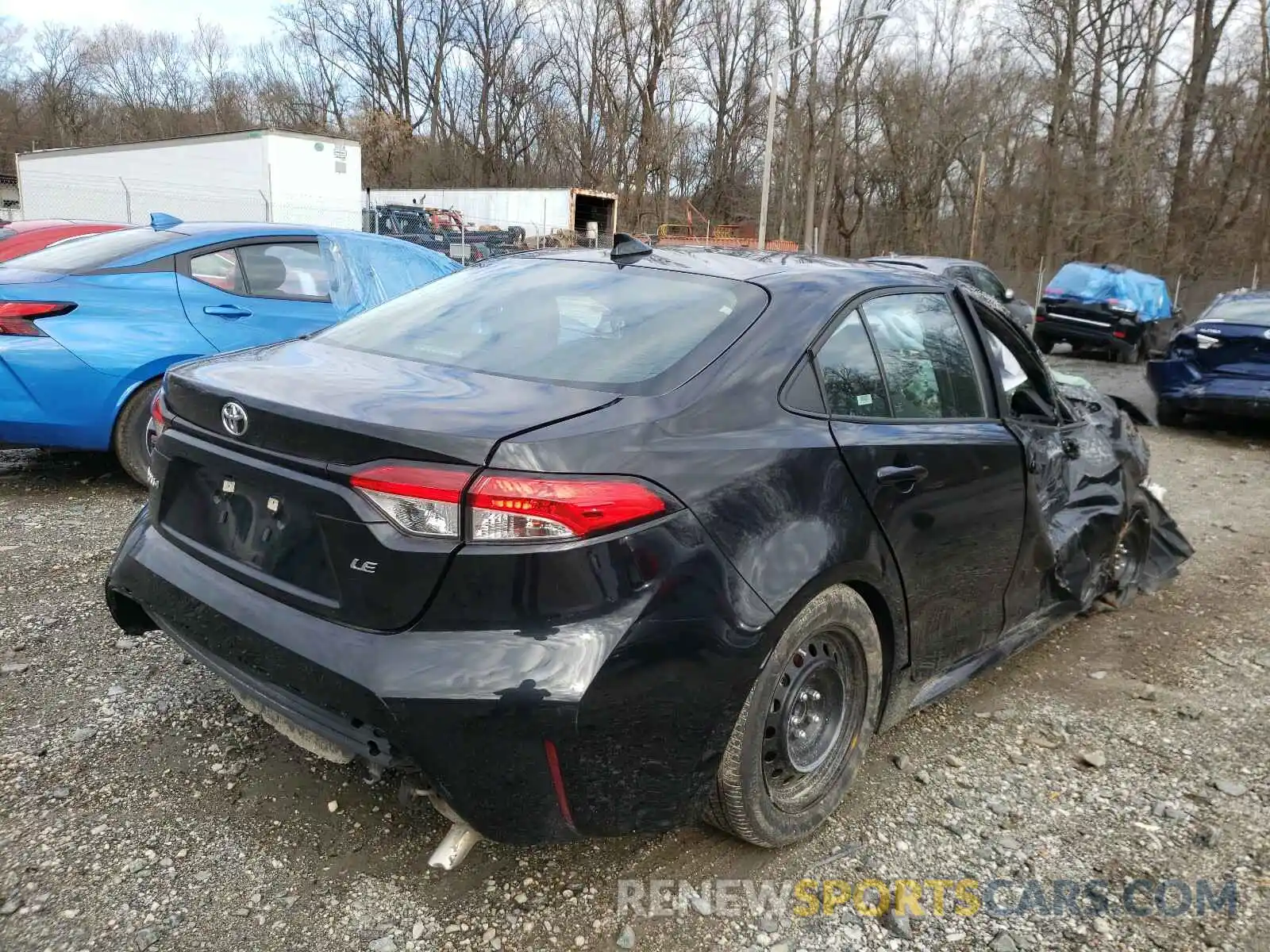 4 Фотография поврежденного автомобиля 5YFEPRAE6LP032056 TOYOTA COROLLA 2020
