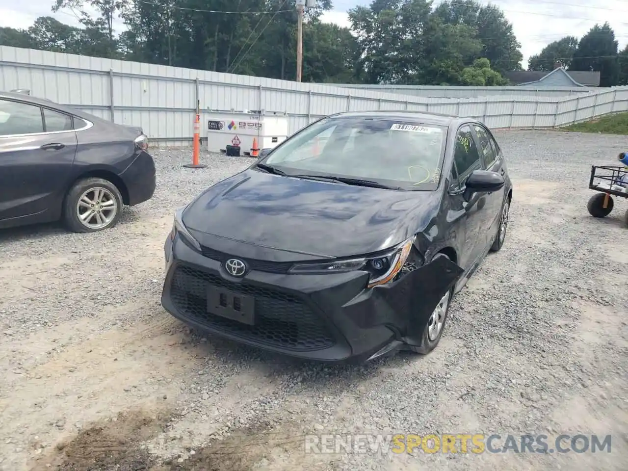 2 Photograph of a damaged car 5YFEPRAE6LP032171 TOYOTA COROLLA 2020