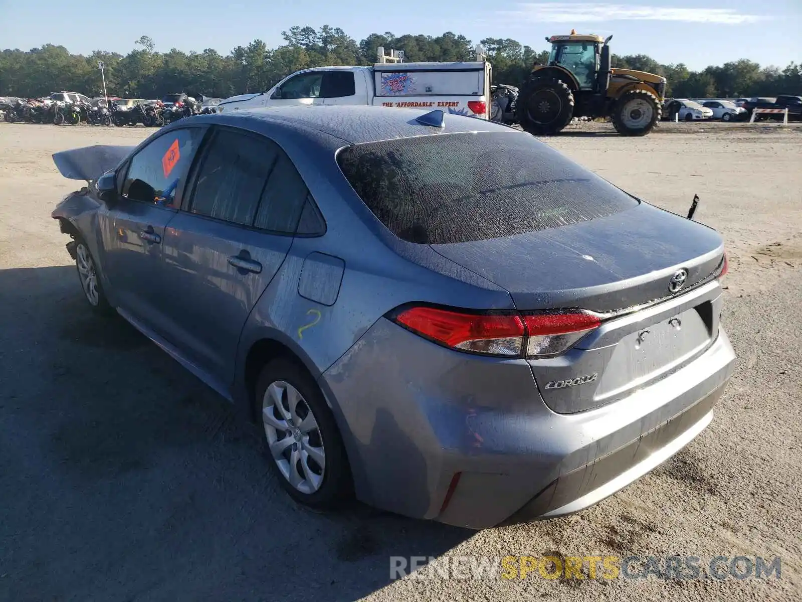 3 Photograph of a damaged car 5YFEPRAE6LP035295 TOYOTA COROLLA 2020