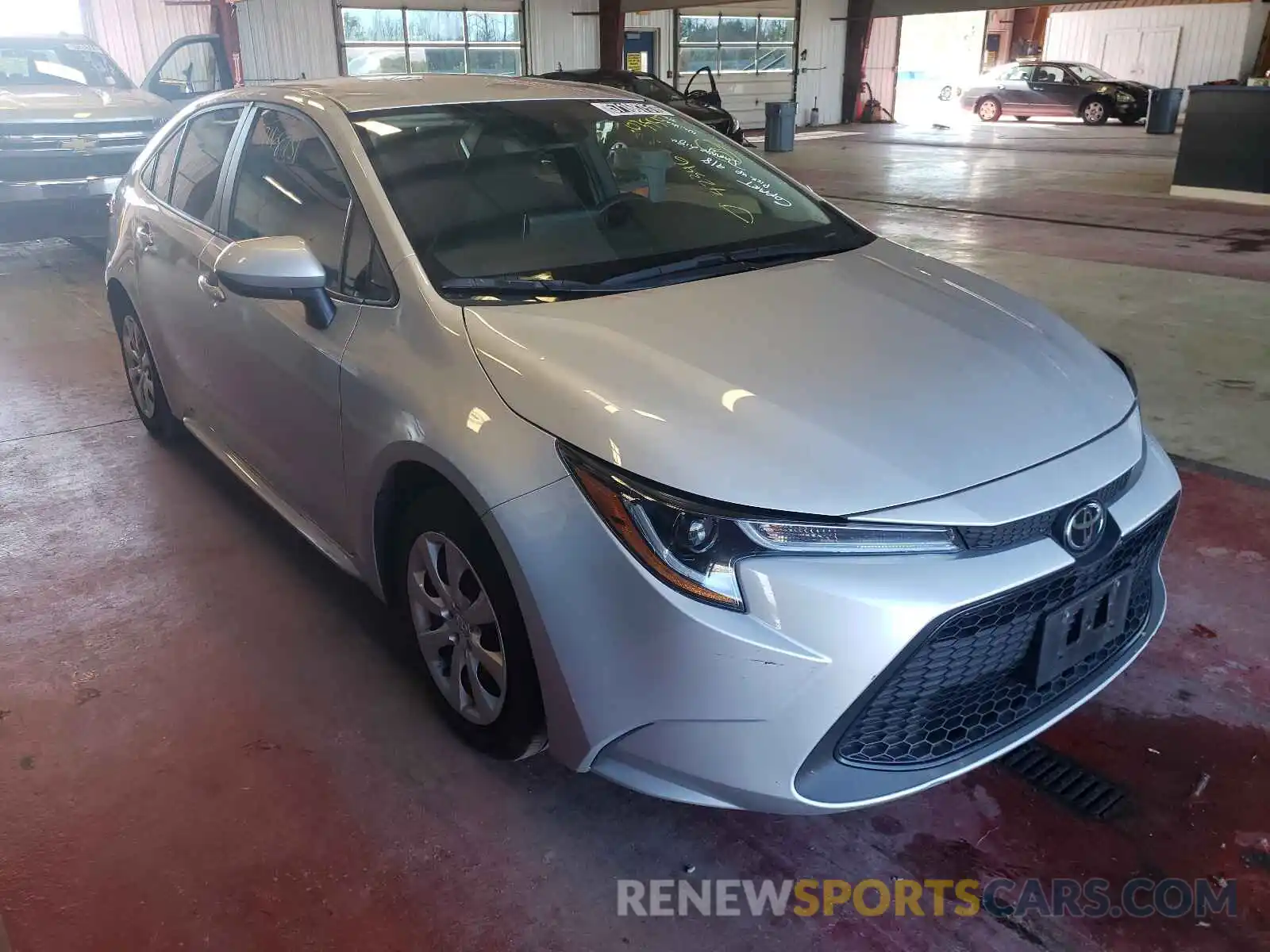 1 Photograph of a damaged car 5YFEPRAE6LP035507 TOYOTA COROLLA 2020