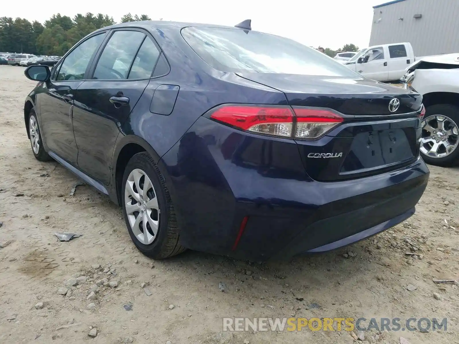 3 Photograph of a damaged car 5YFEPRAE6LP037242 TOYOTA COROLLA 2020