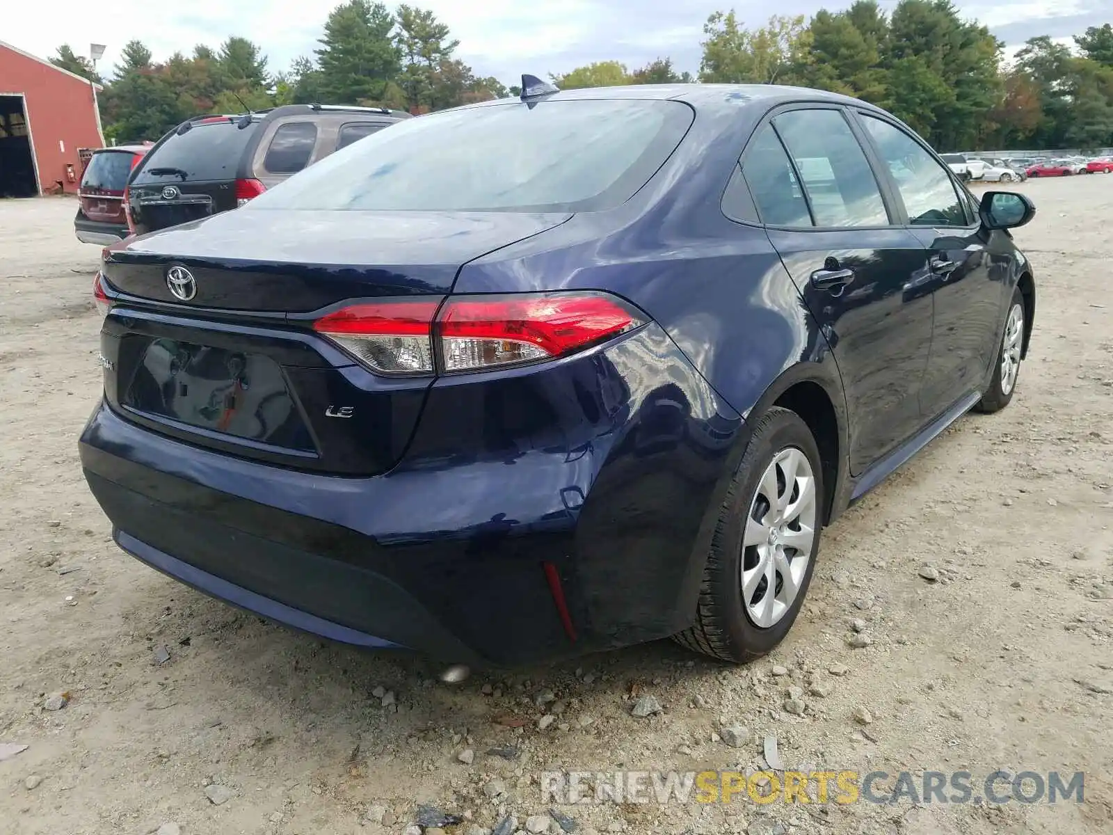 4 Photograph of a damaged car 5YFEPRAE6LP037242 TOYOTA COROLLA 2020