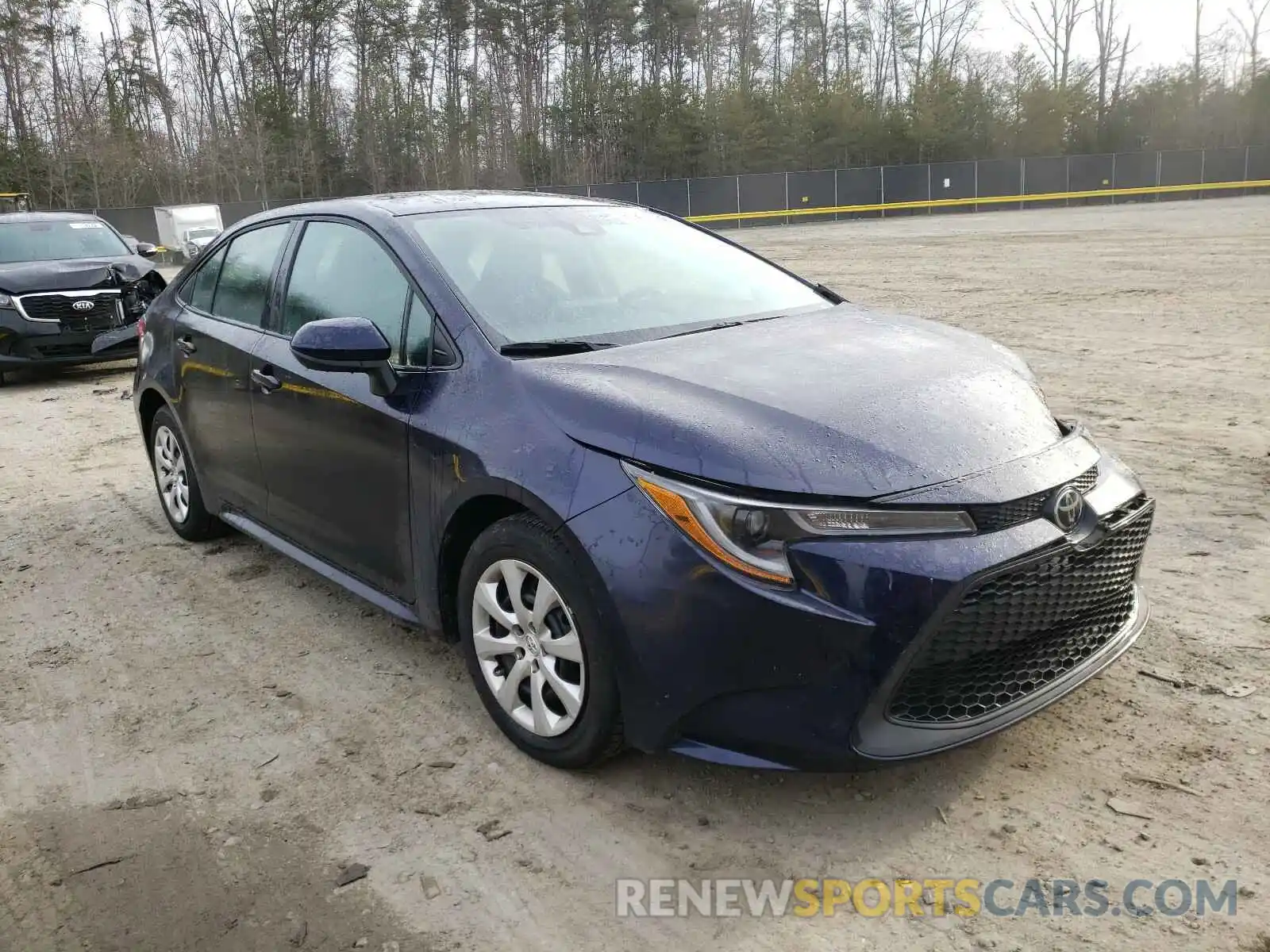 1 Photograph of a damaged car 5YFEPRAE6LP037807 TOYOTA COROLLA 2020