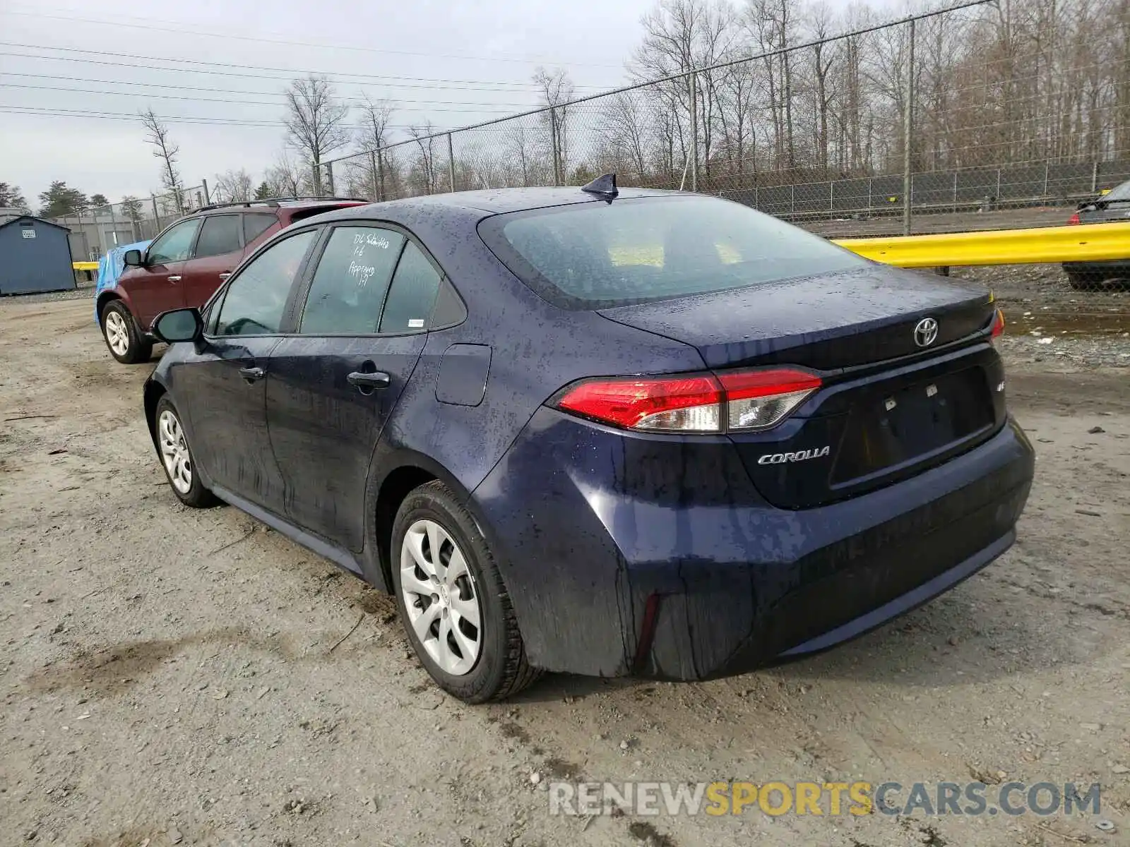 3 Photograph of a damaged car 5YFEPRAE6LP037807 TOYOTA COROLLA 2020