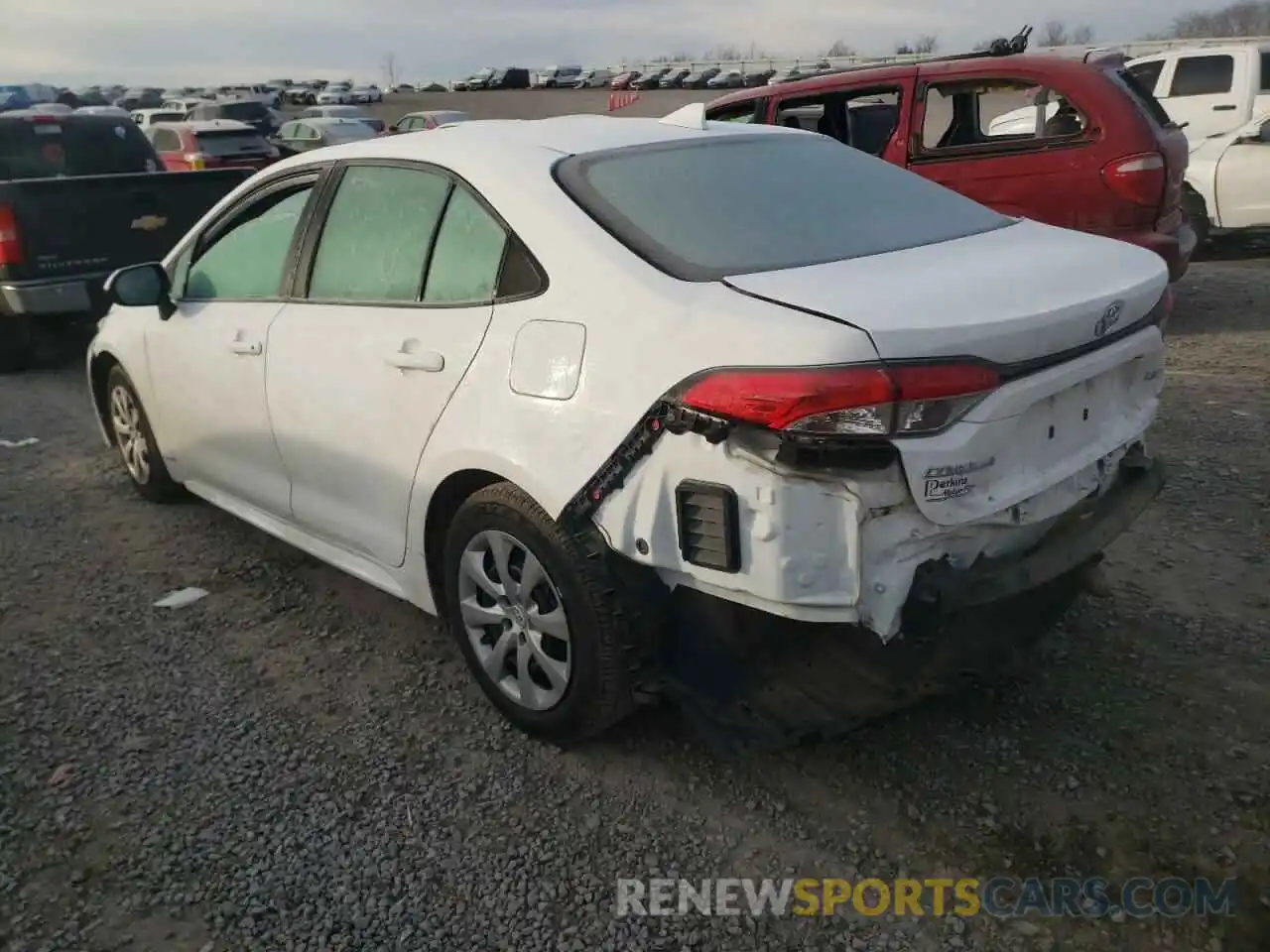 2 Фотография поврежденного автомобиля 5YFEPRAE6LP037869 TOYOTA COROLLA 2020