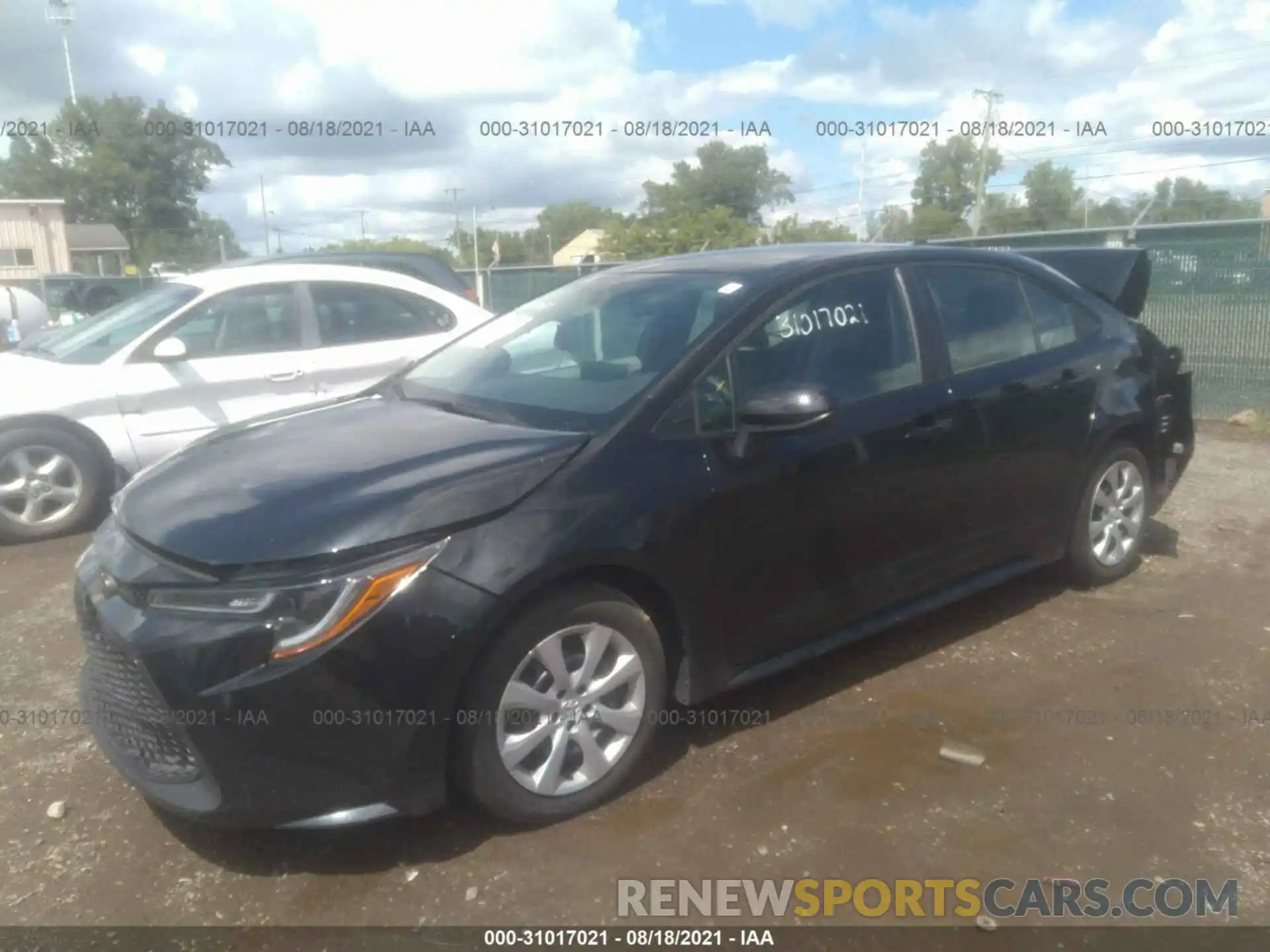 2 Photograph of a damaged car 5YFEPRAE6LP038925 TOYOTA COROLLA 2020