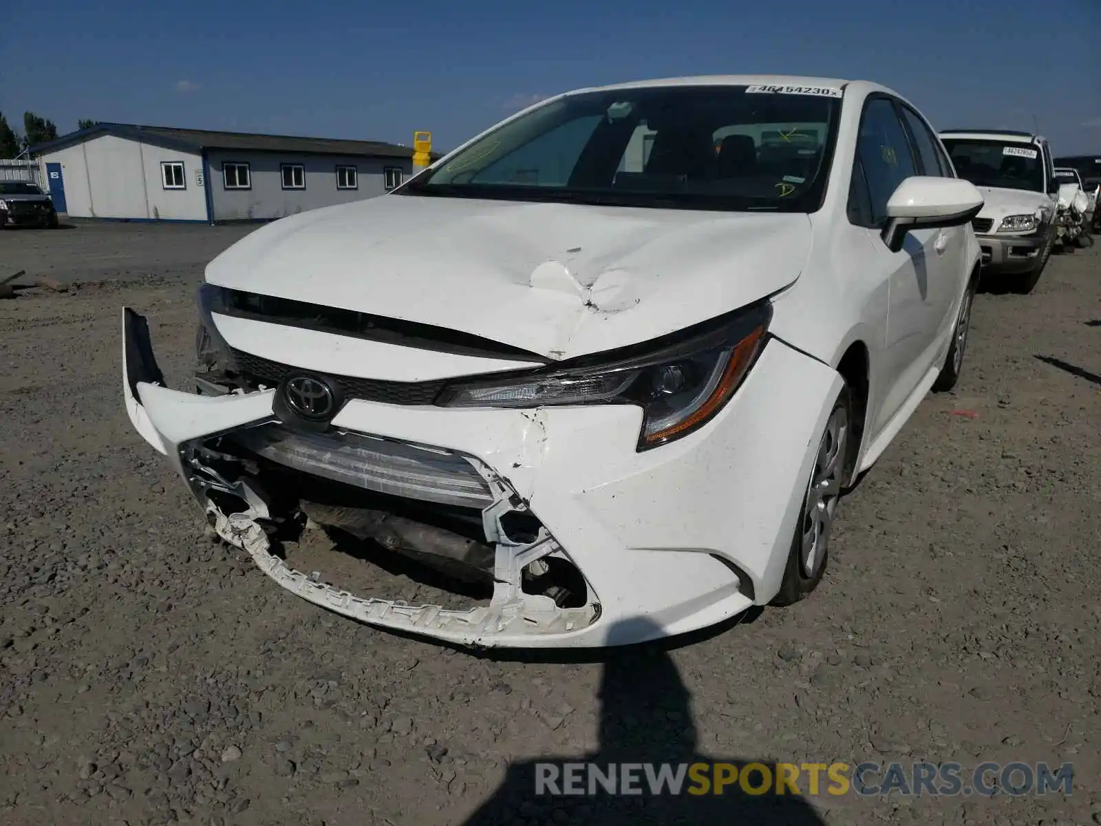 2 Photograph of a damaged car 5YFEPRAE6LP039136 TOYOTA COROLLA 2020