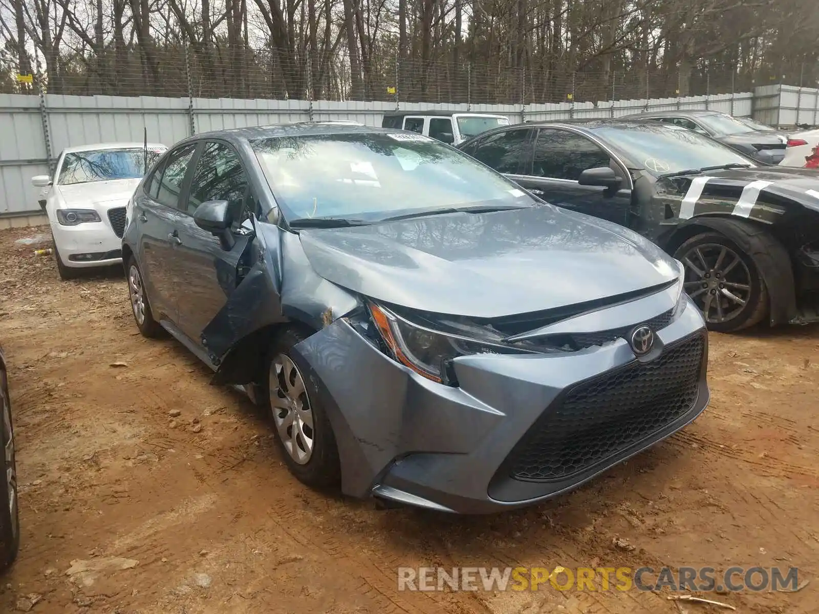 1 Photograph of a damaged car 5YFEPRAE6LP039489 TOYOTA COROLLA 2020