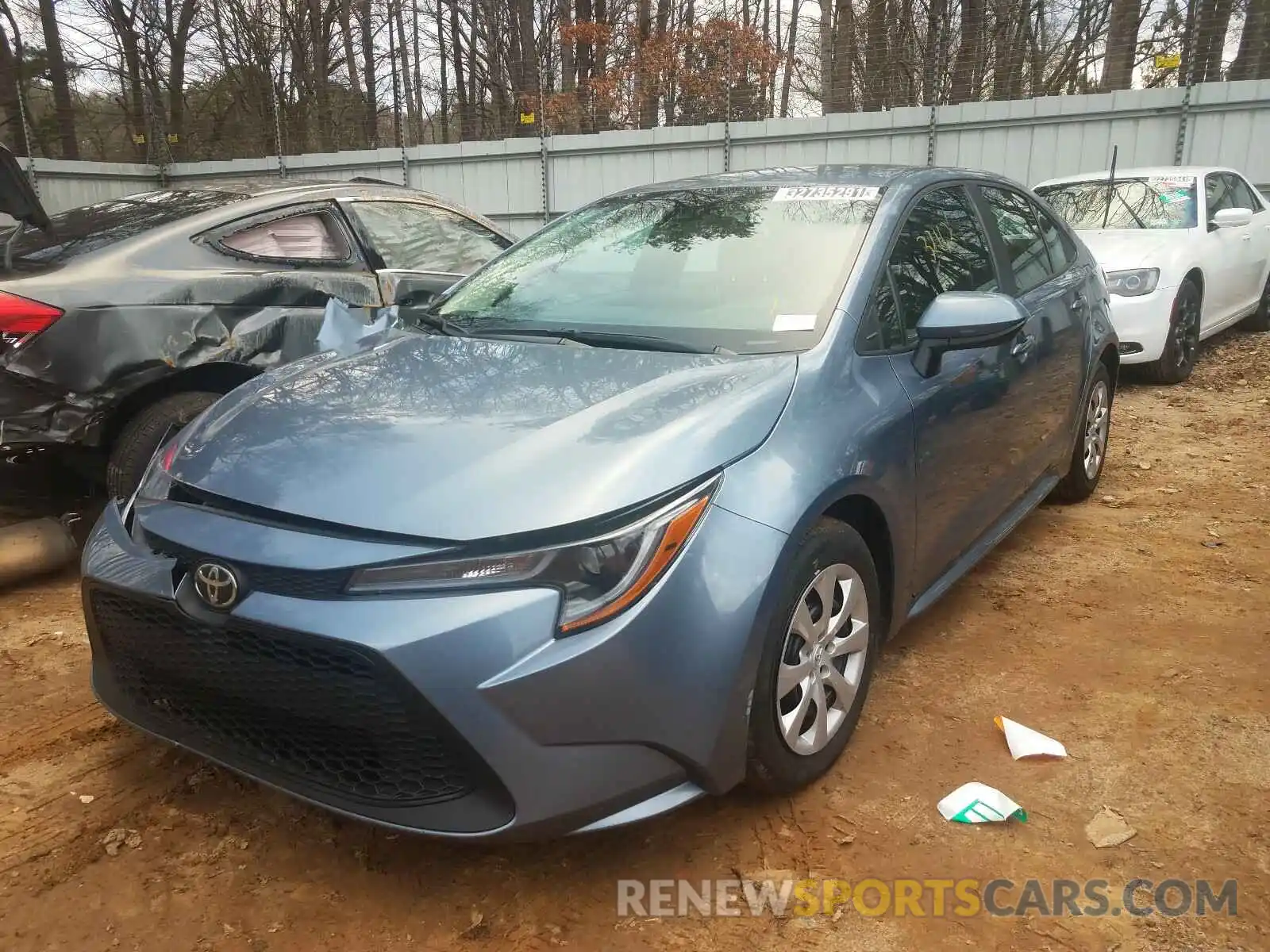 2 Photograph of a damaged car 5YFEPRAE6LP039489 TOYOTA COROLLA 2020