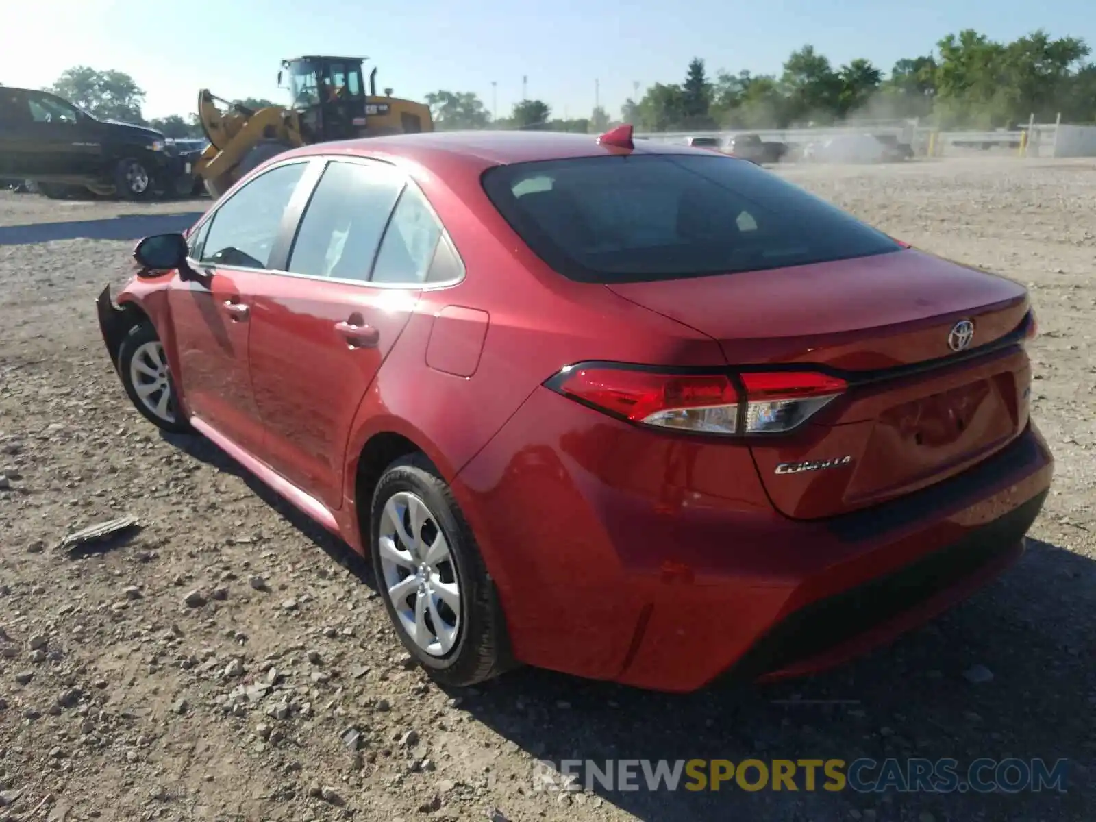 3 Photograph of a damaged car 5YFEPRAE6LP040237 TOYOTA COROLLA 2020