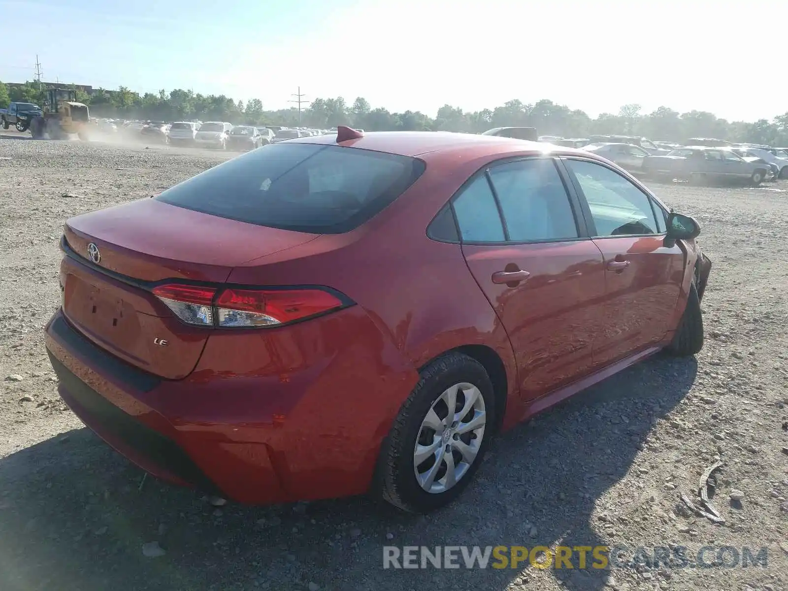 4 Photograph of a damaged car 5YFEPRAE6LP040237 TOYOTA COROLLA 2020