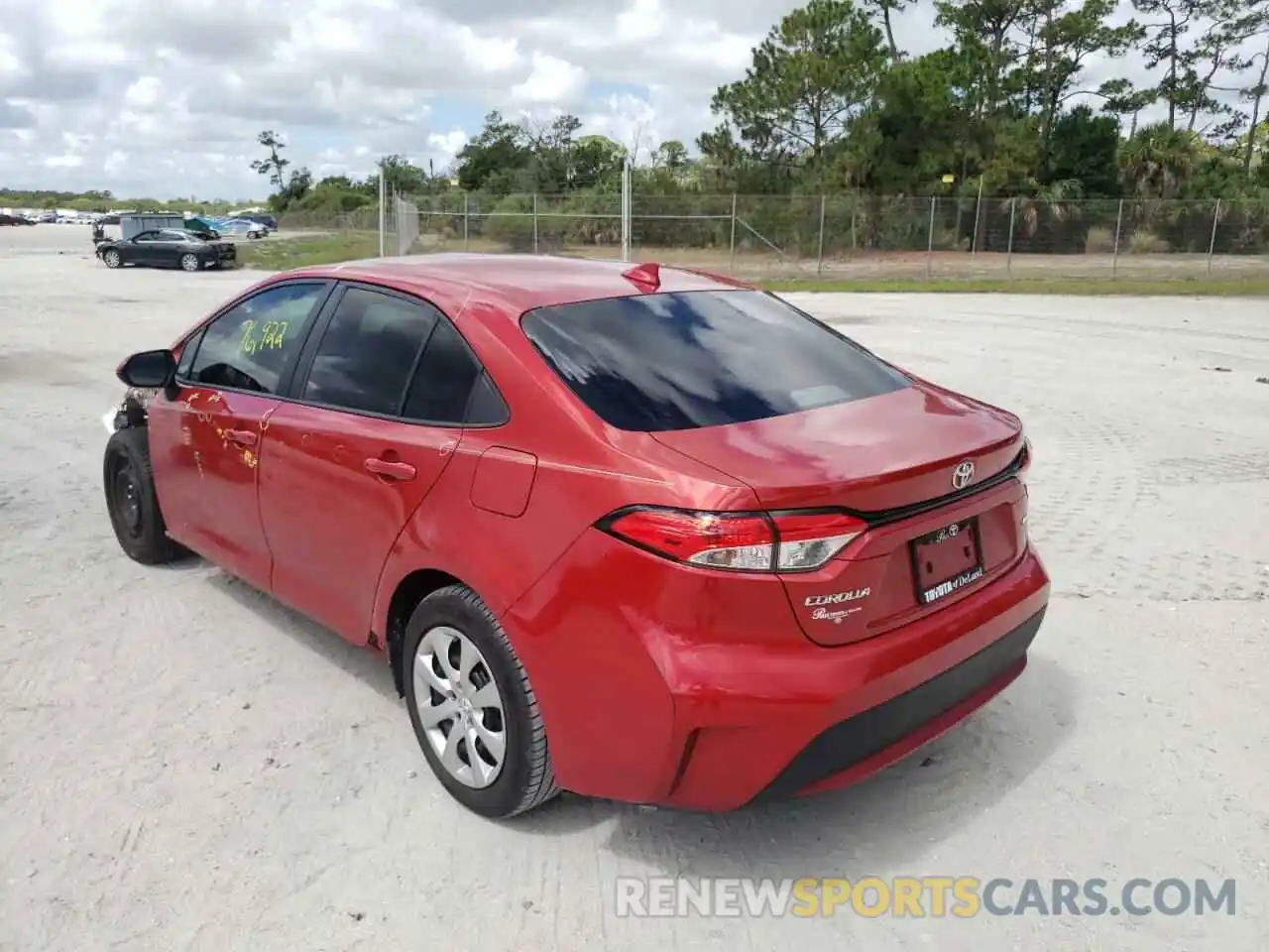 3 Photograph of a damaged car 5YFEPRAE6LP044496 TOYOTA COROLLA 2020