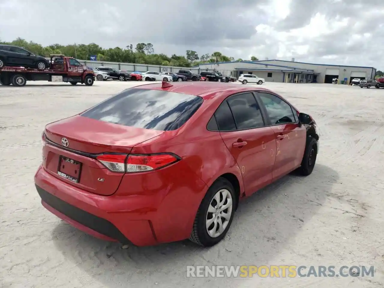 4 Photograph of a damaged car 5YFEPRAE6LP044496 TOYOTA COROLLA 2020