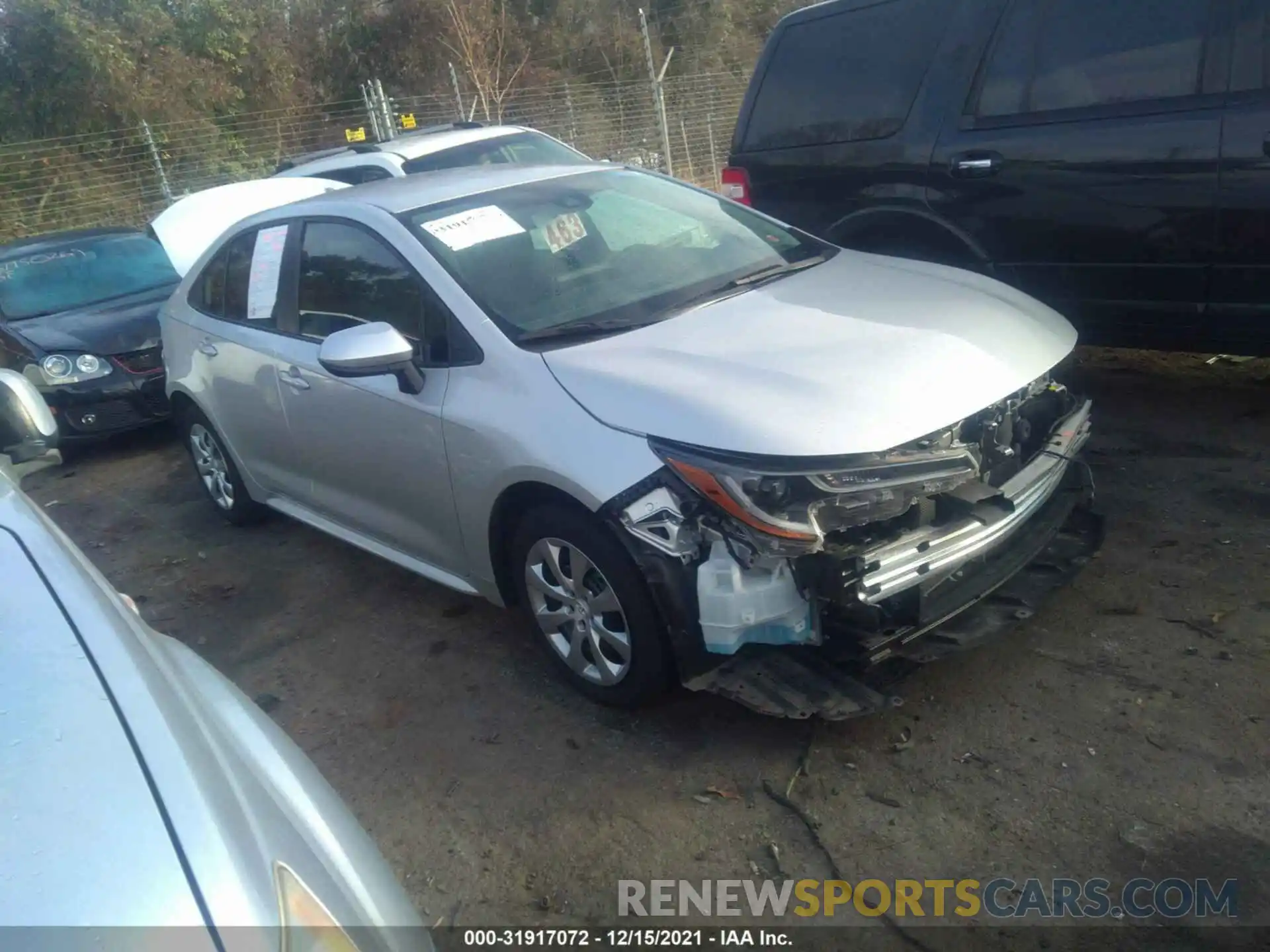 1 Photograph of a damaged car 5YFEPRAE6LP045681 TOYOTA COROLLA 2020