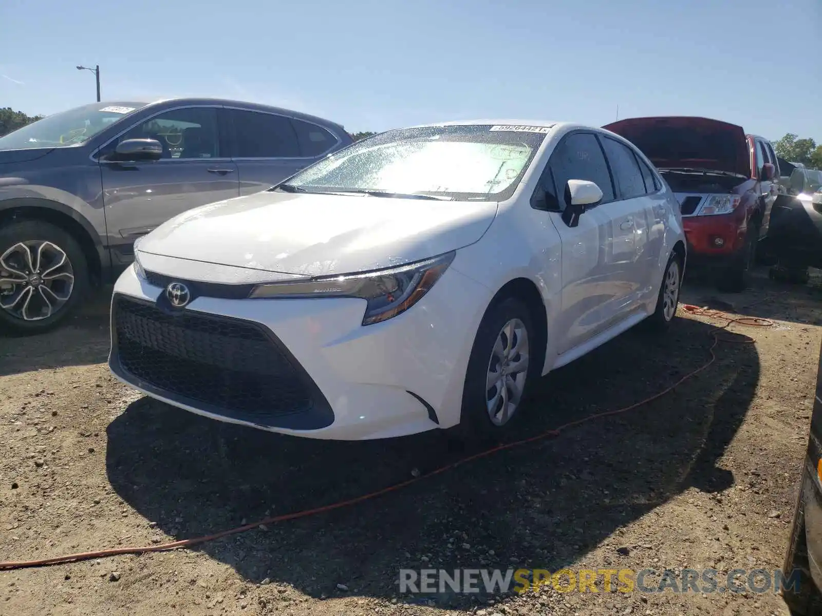 2 Photograph of a damaged car 5YFEPRAE6LP046569 TOYOTA COROLLA 2020