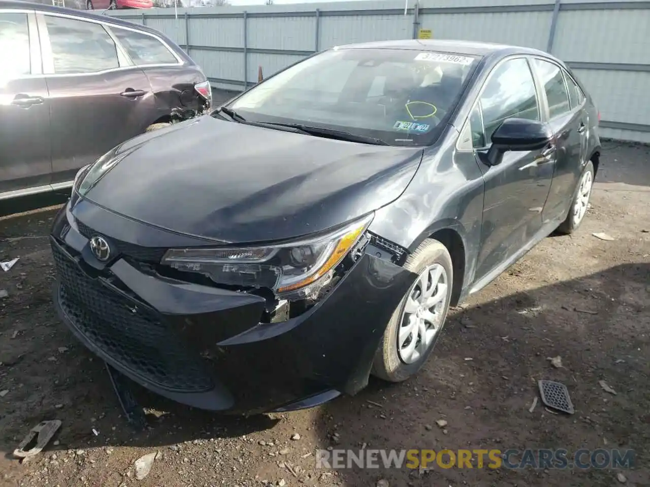 2 Photograph of a damaged car 5YFEPRAE6LP047592 TOYOTA COROLLA 2020