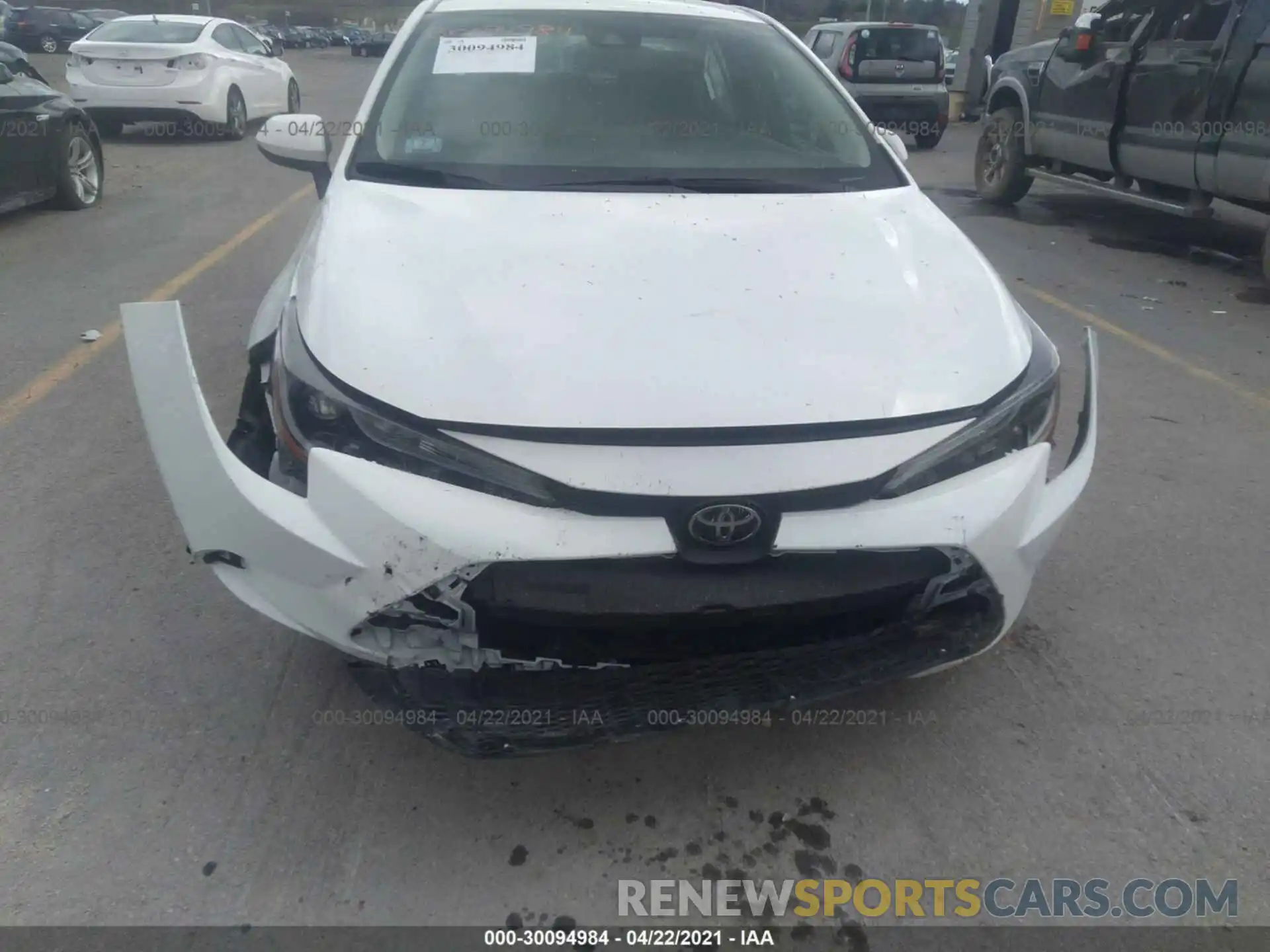 6 Photograph of a damaged car 5YFEPRAE6LP048547 TOYOTA COROLLA 2020