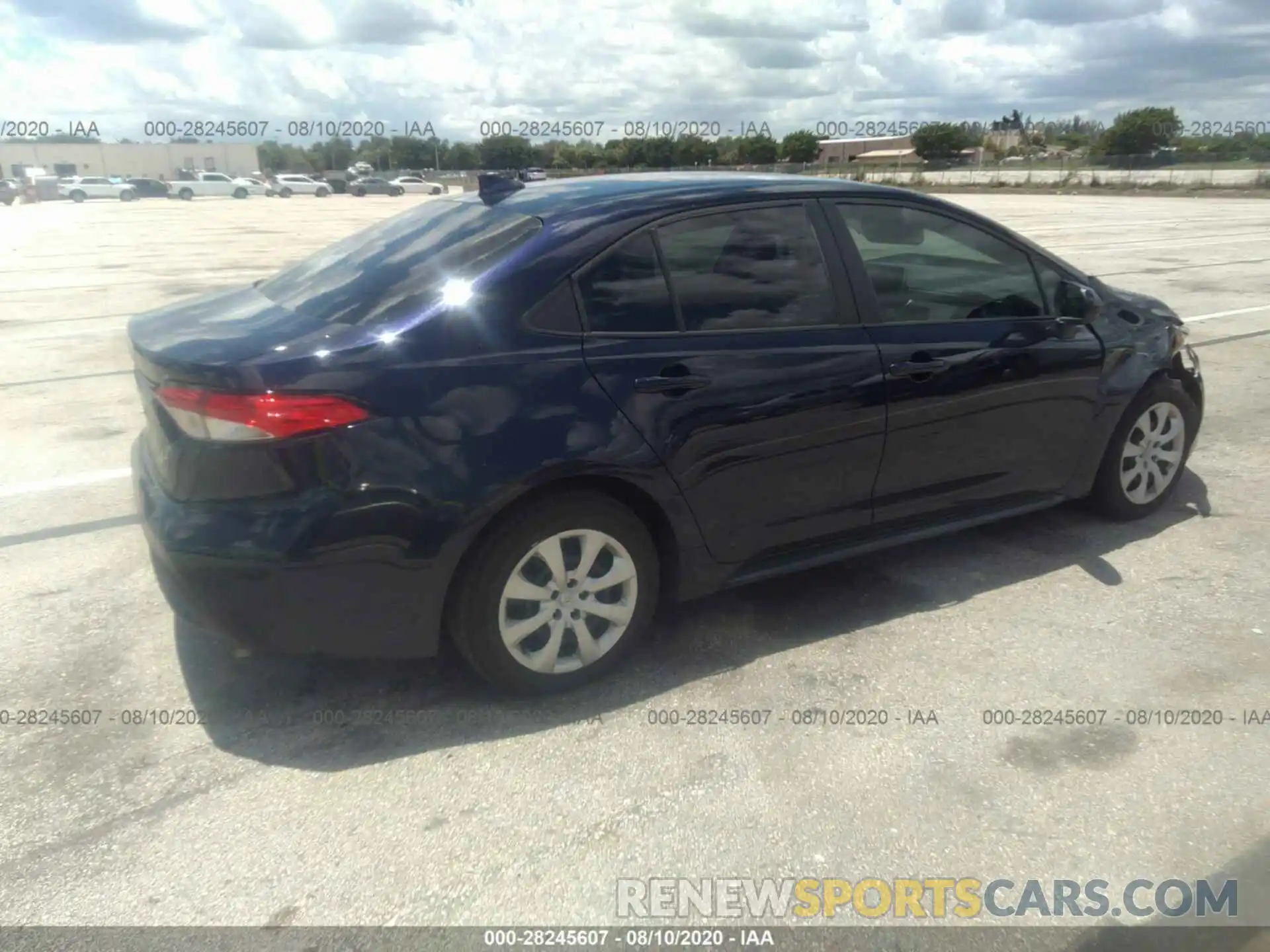 4 Photograph of a damaged car 5YFEPRAE6LP048791 TOYOTA COROLLA 2020