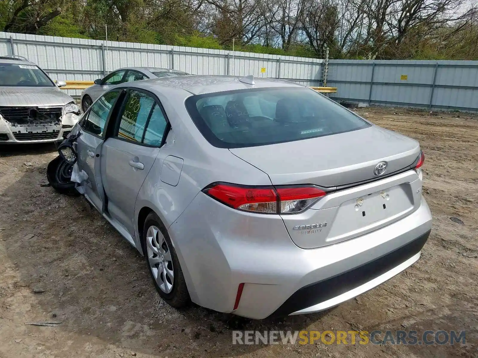 3 Photograph of a damaged car 5YFEPRAE6LP050296 TOYOTA COROLLA 2020