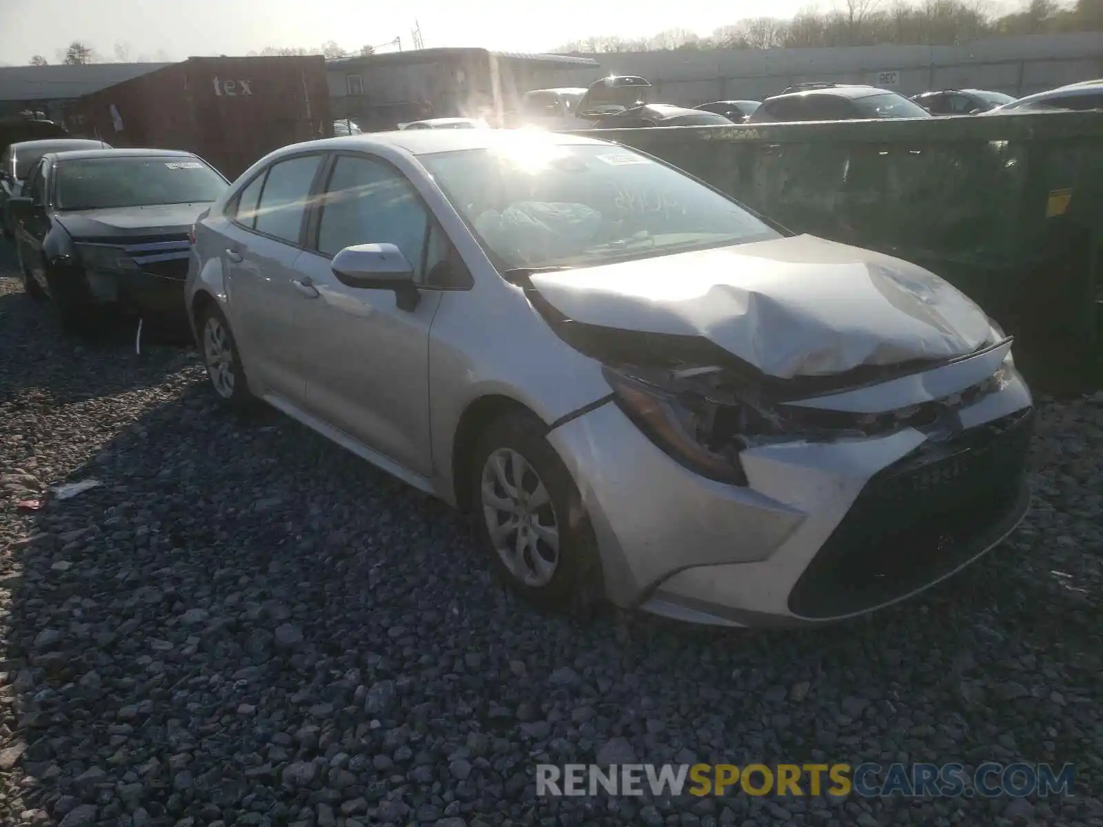 1 Photograph of a damaged car 5YFEPRAE6LP051223 TOYOTA COROLLA 2020