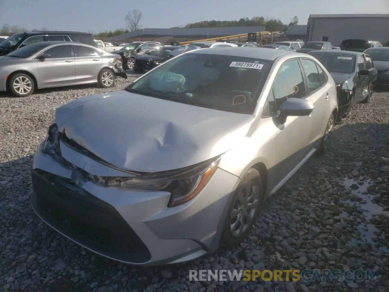 2 Photograph of a damaged car 5YFEPRAE6LP051223 TOYOTA COROLLA 2020