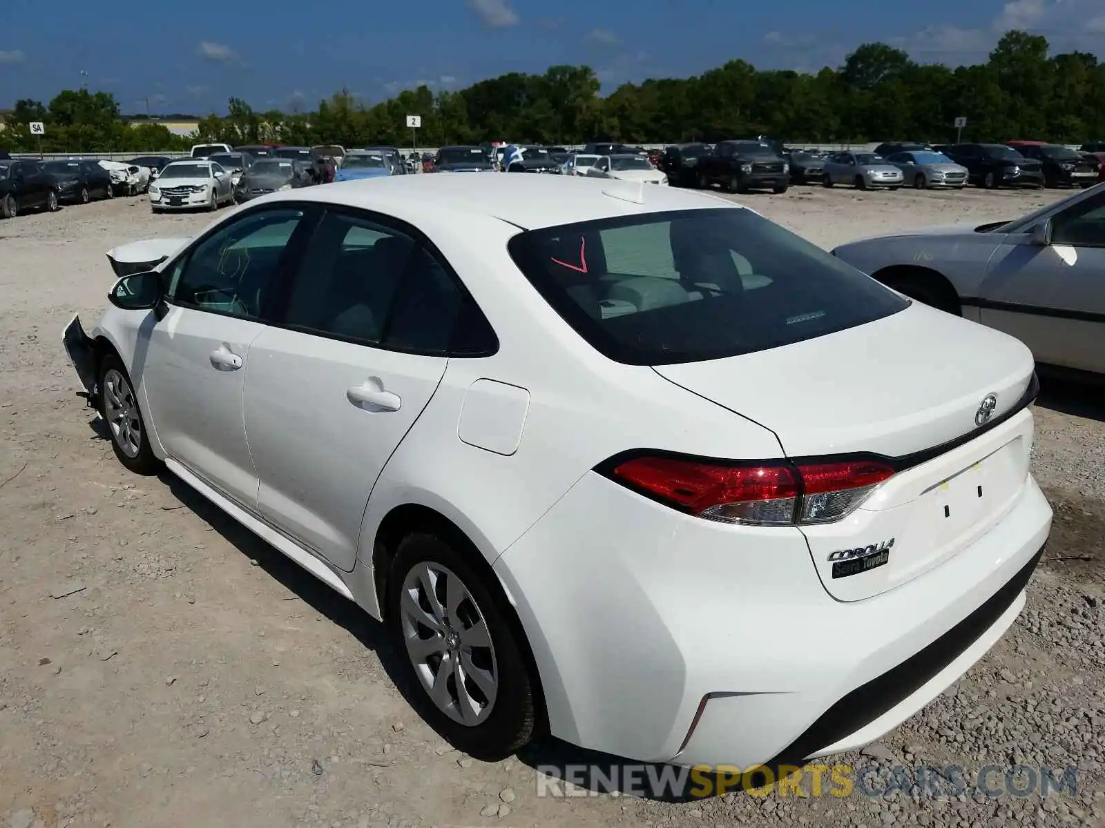 3 Photograph of a damaged car 5YFEPRAE6LP051691 TOYOTA COROLLA 2020