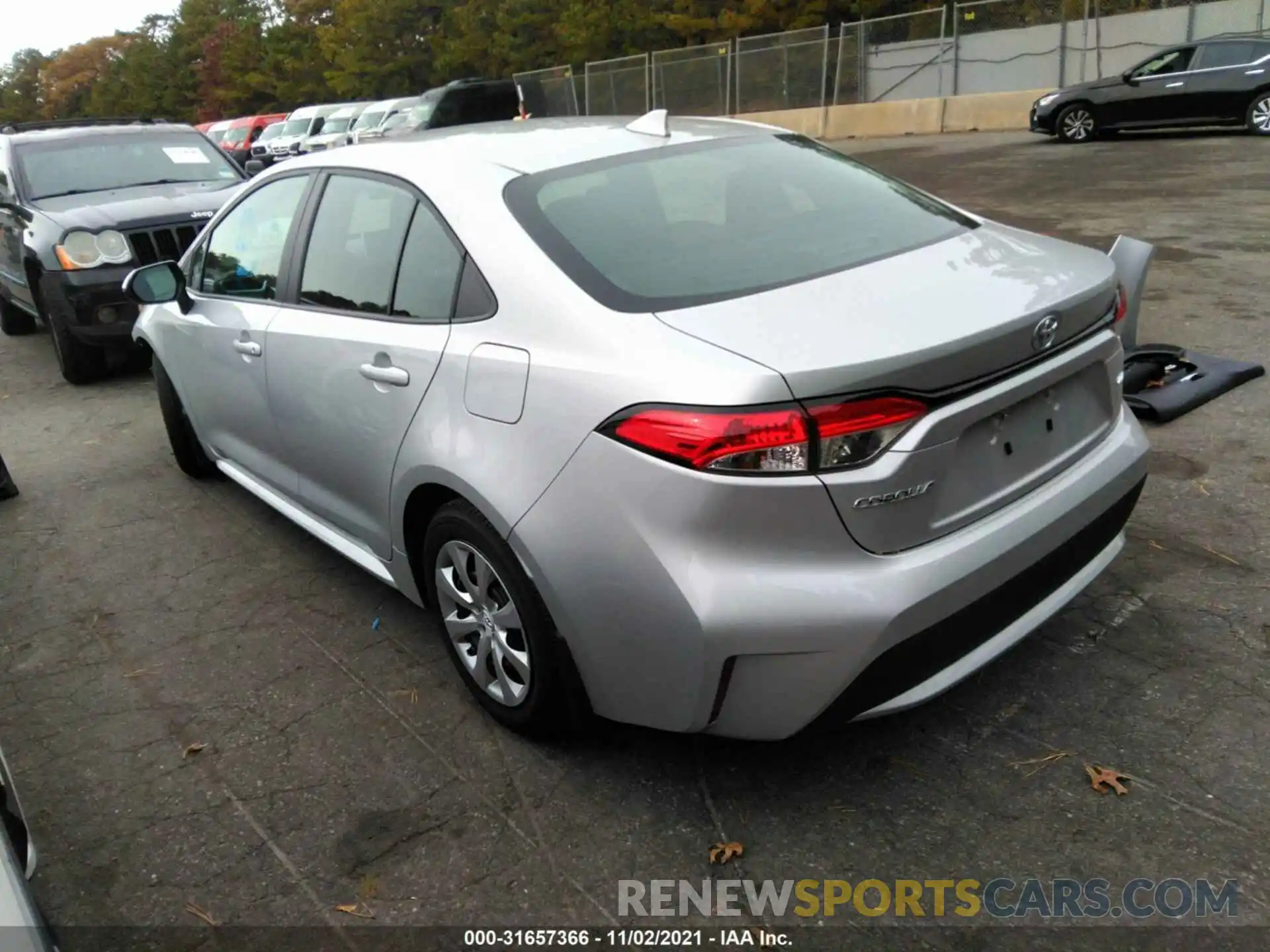 3 Photograph of a damaged car 5YFEPRAE6LP052761 TOYOTA COROLLA 2020