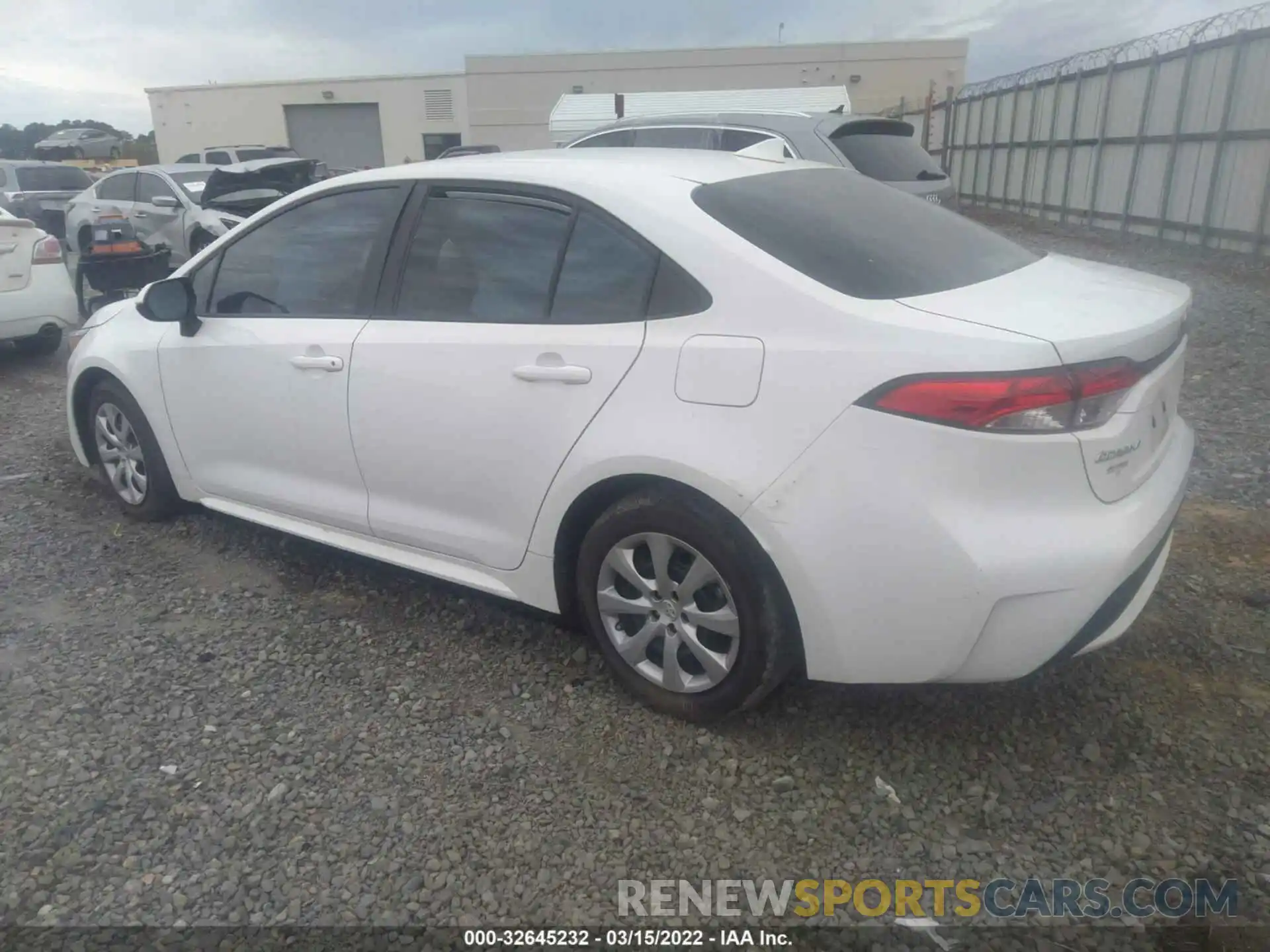 3 Photograph of a damaged car 5YFEPRAE6LP053294 TOYOTA COROLLA 2020