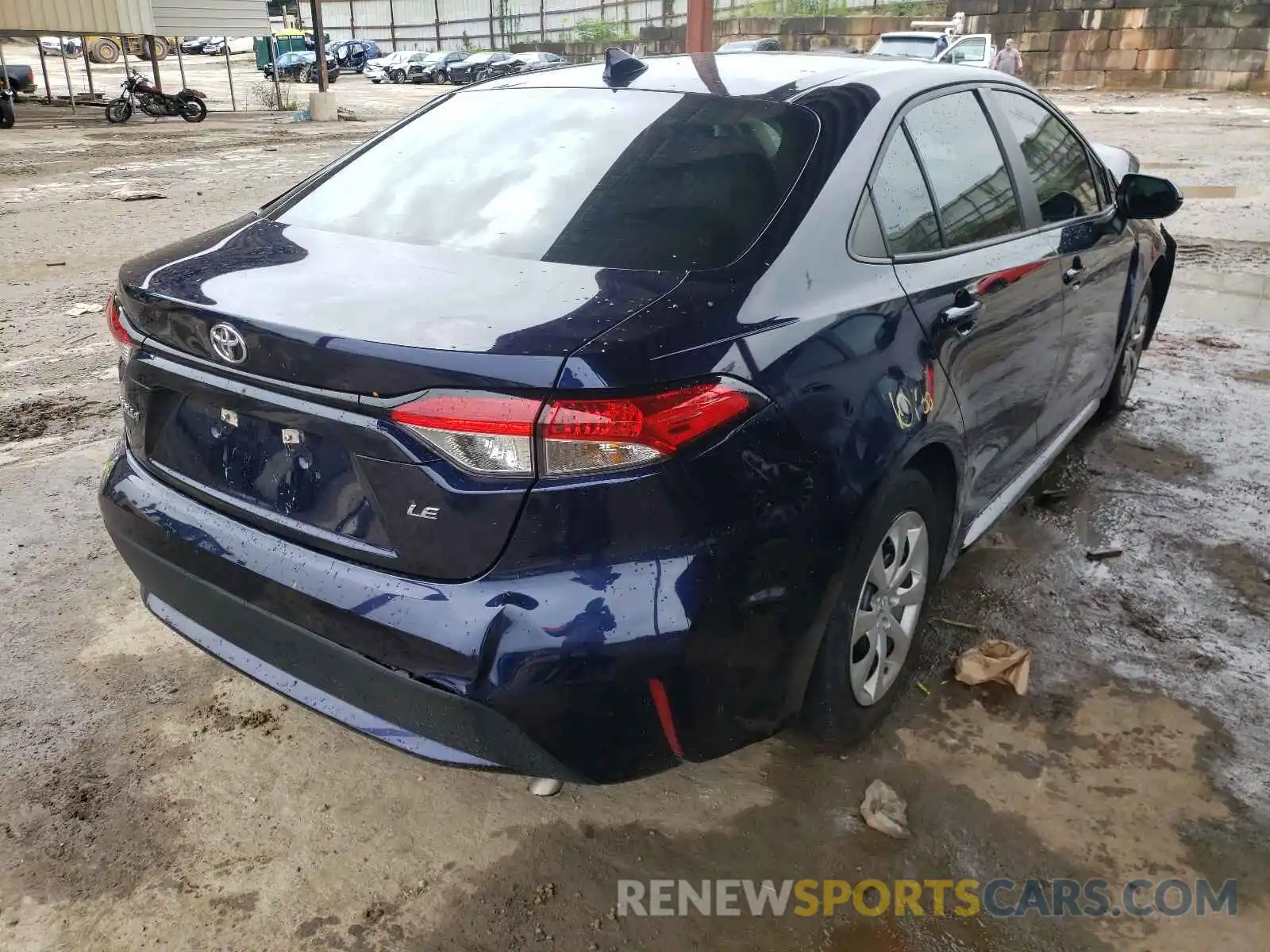 4 Photograph of a damaged car 5YFEPRAE6LP053361 TOYOTA COROLLA 2020