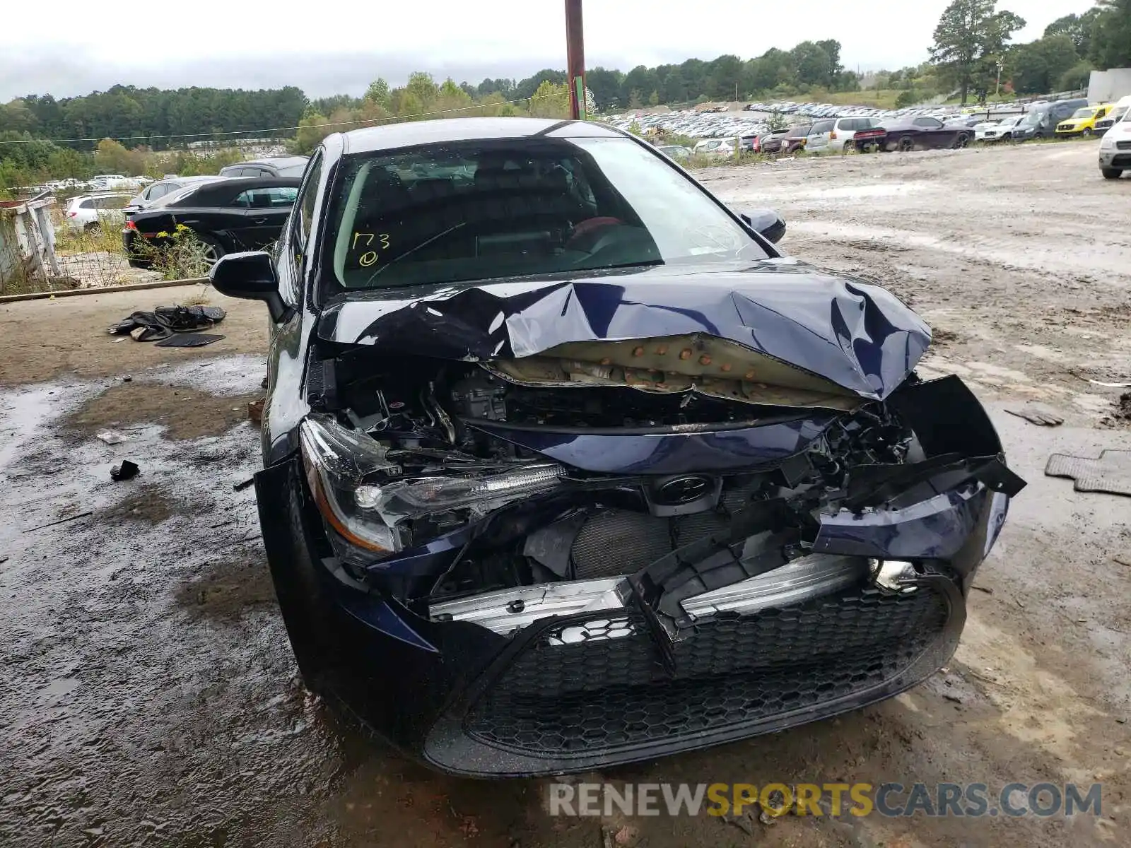 9 Photograph of a damaged car 5YFEPRAE6LP053361 TOYOTA COROLLA 2020