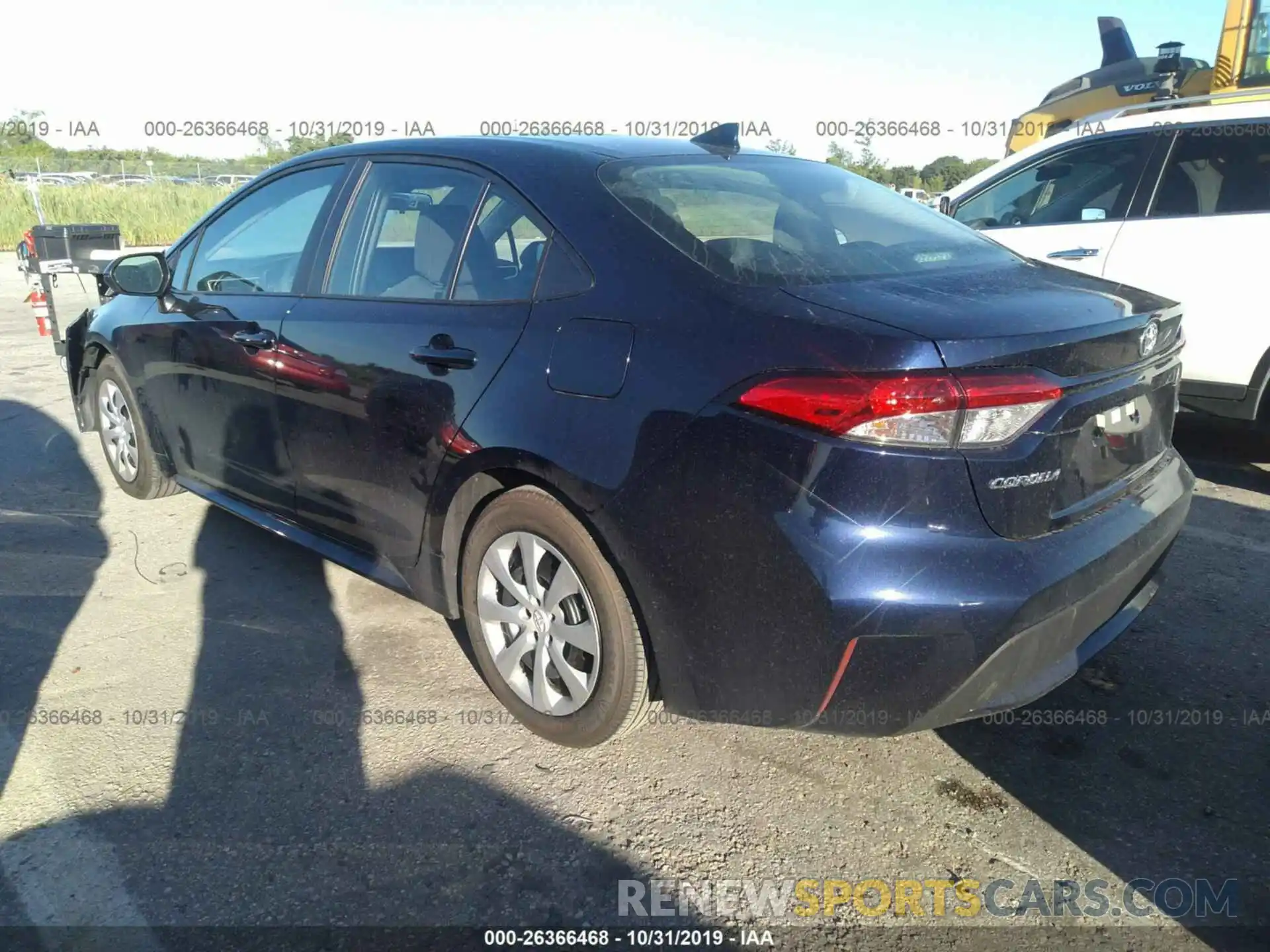 3 Photograph of a damaged car 5YFEPRAE6LP054879 TOYOTA COROLLA 2020